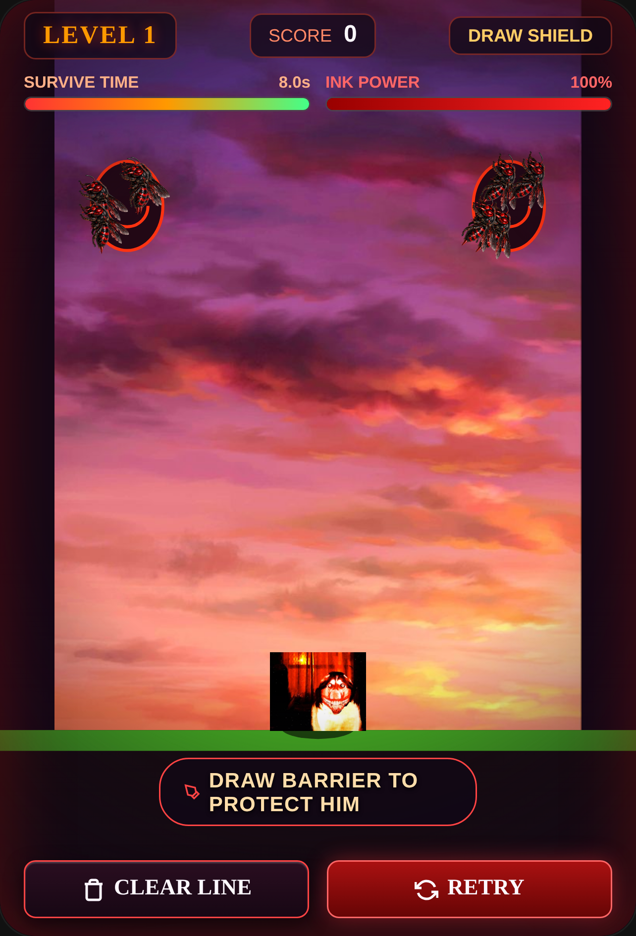Save the Smile Dog - Horror Draw Barrier cover