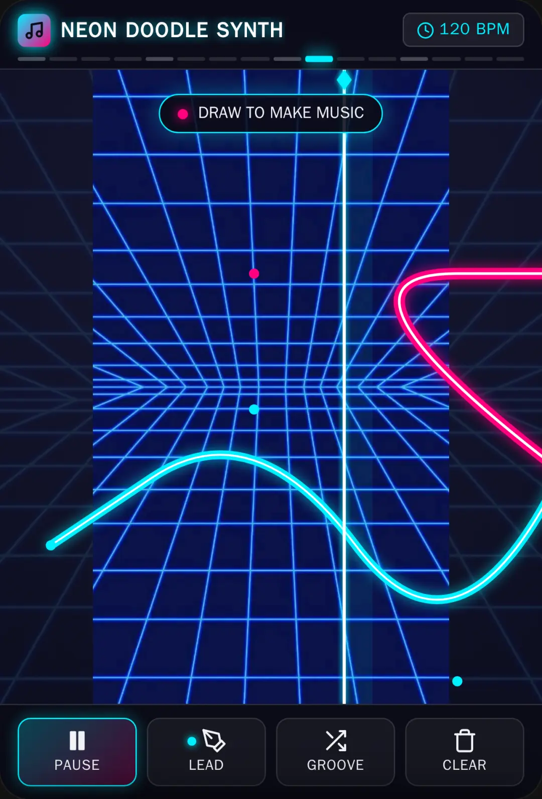 Neon Doodle Synth cover