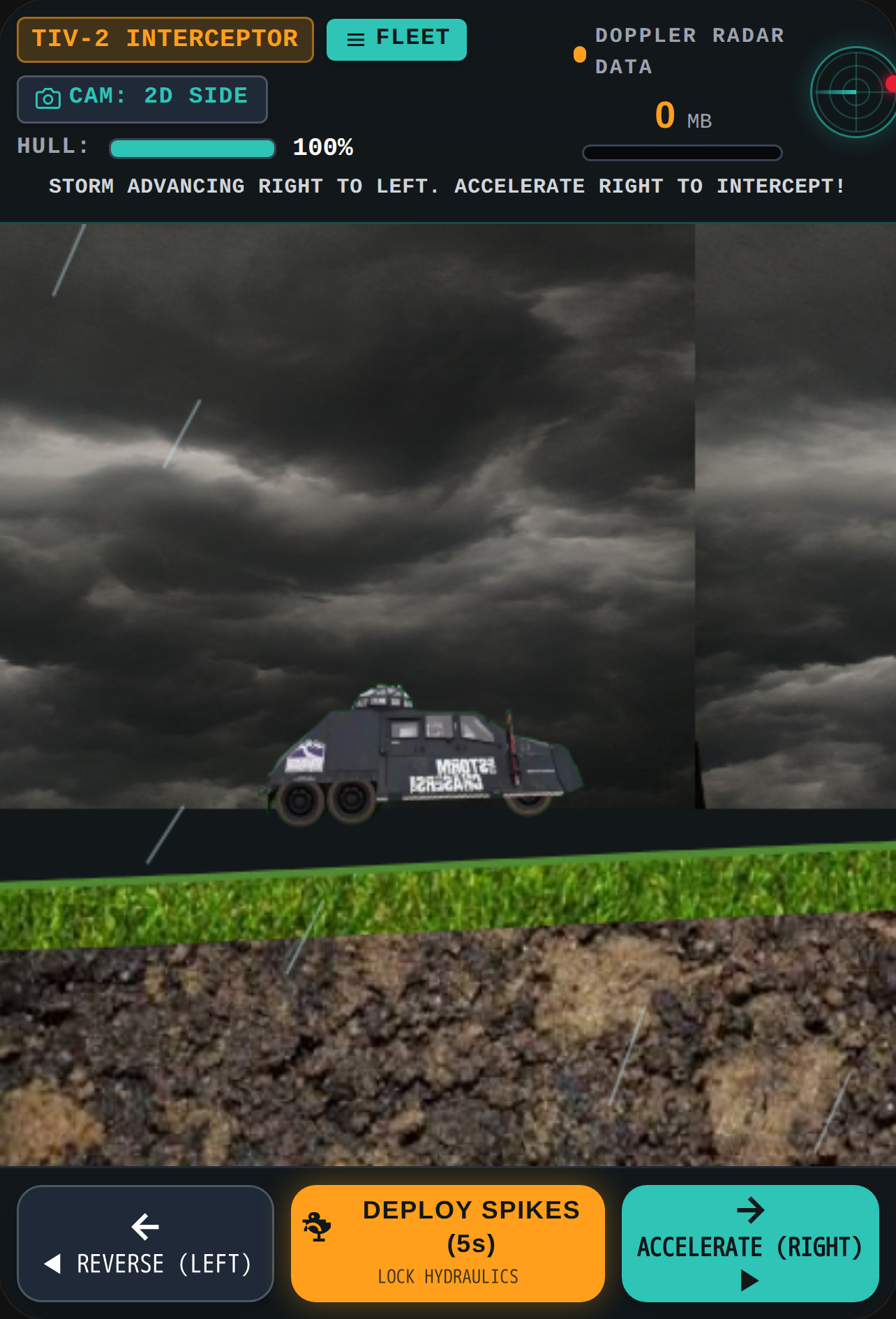 Tornado Interceptor: TIV-2 Storm Chaser 2D (APLHA cover