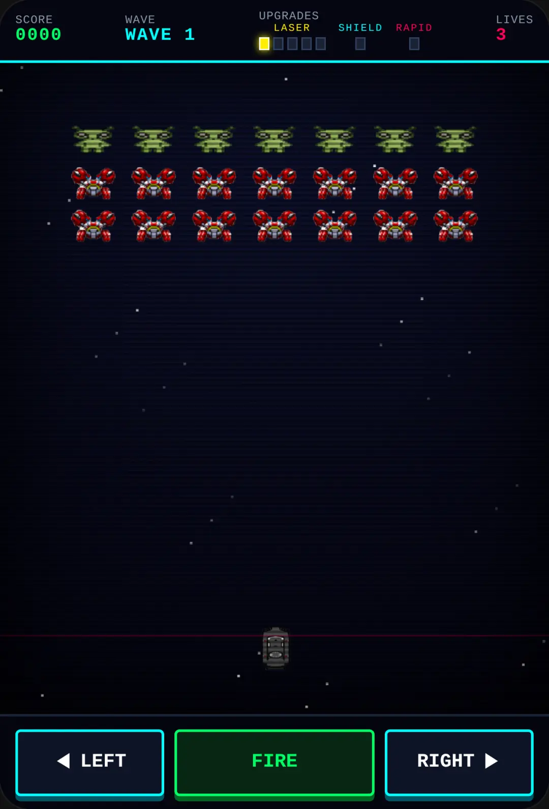 Retro Space Invaders cover