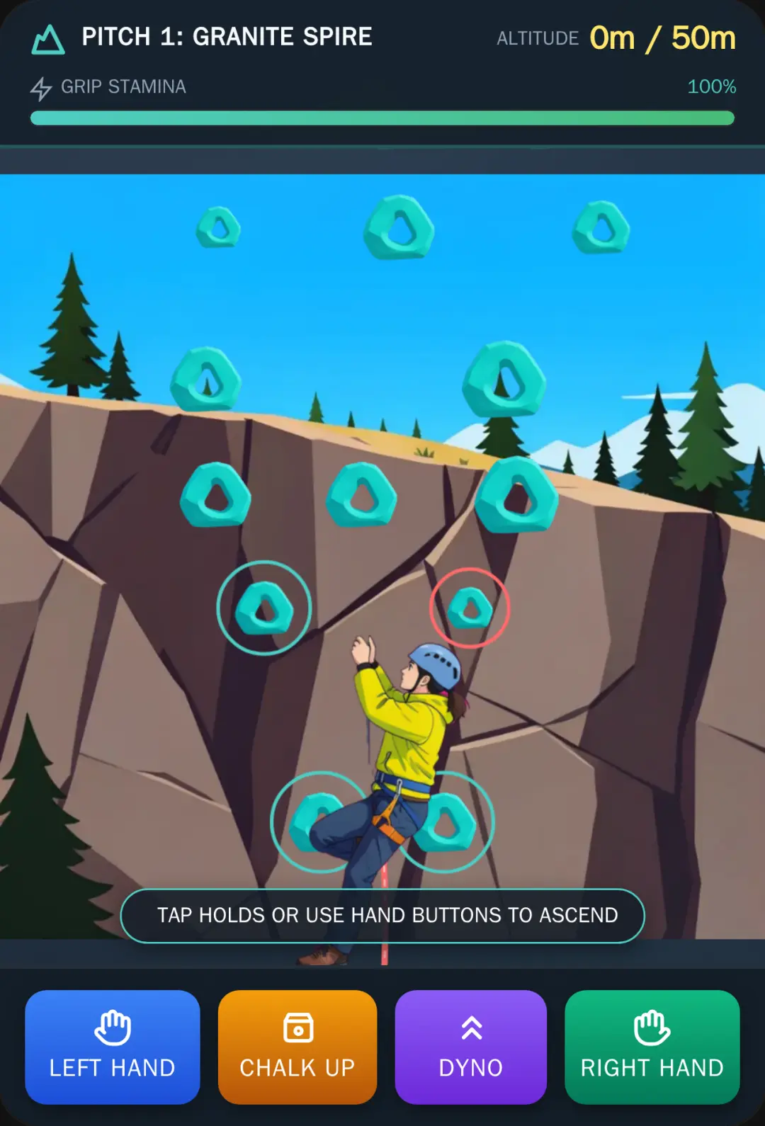 rock climbing game cover