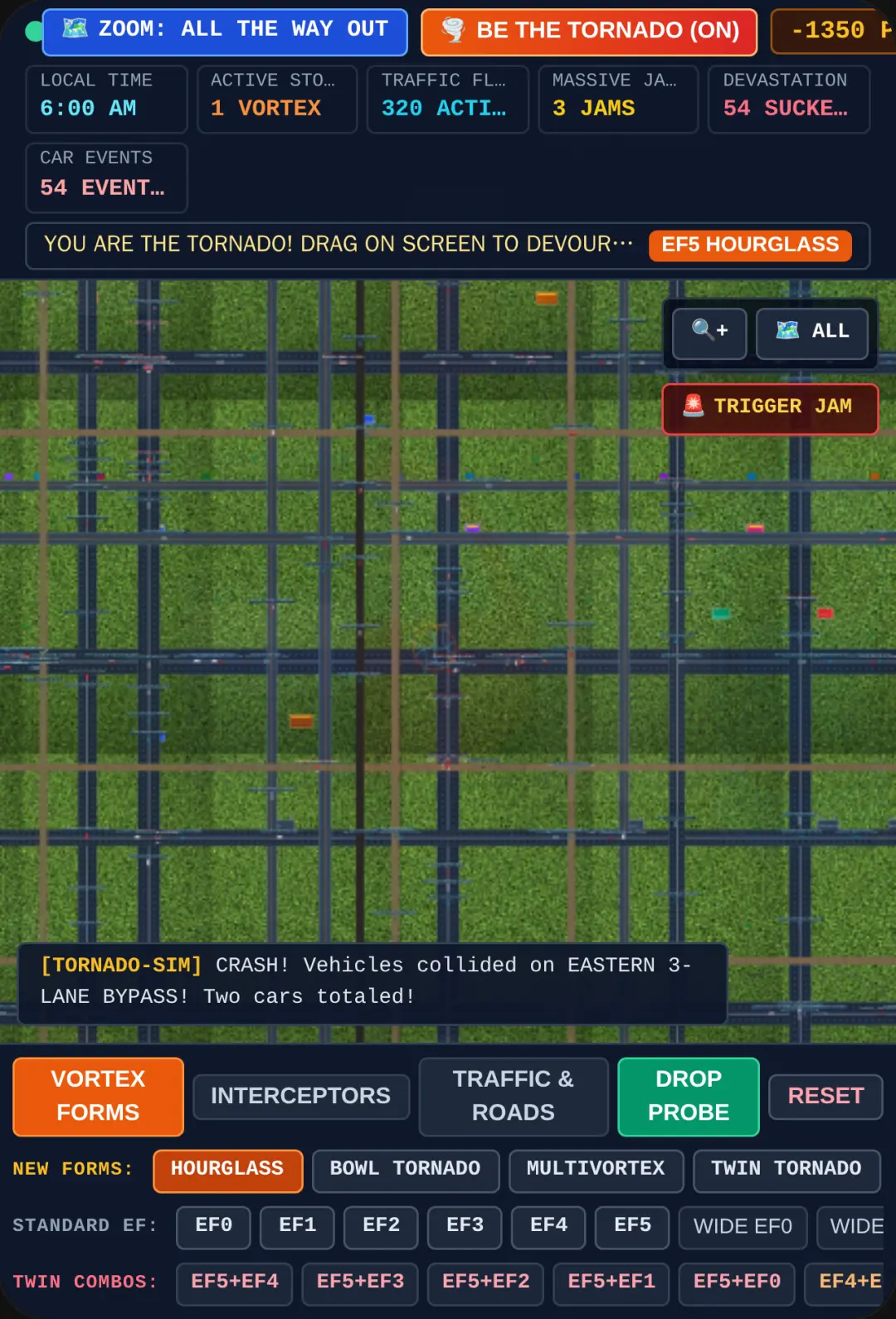 Storm Chase & Tornado Sim: Be The Tornado cover
