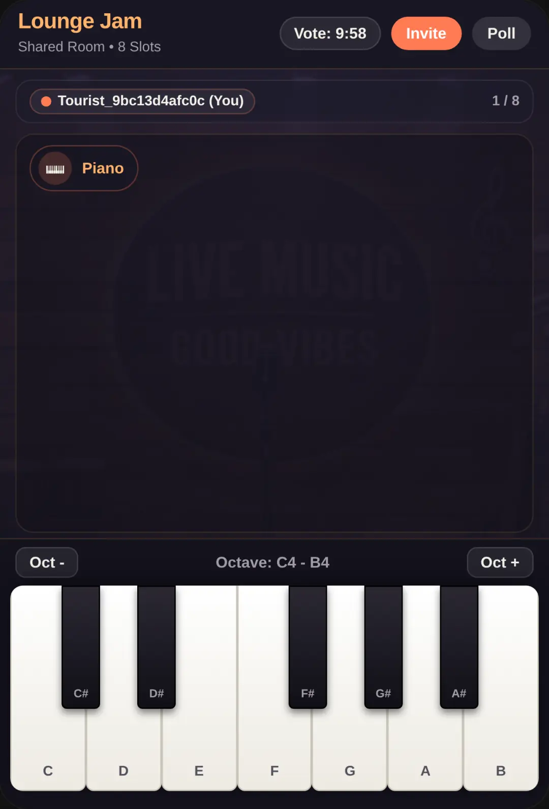 Multiplayer Piano Jam Lounge cover