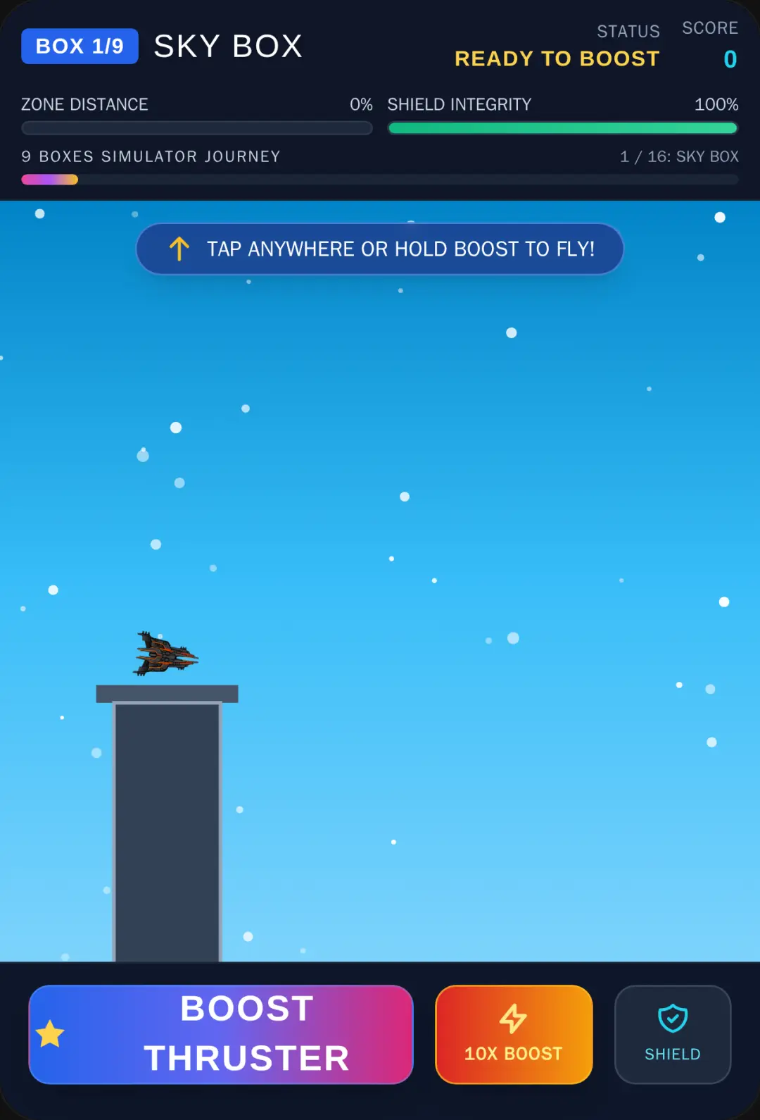Sky Box Simulator: 9 Boxes Flight cover