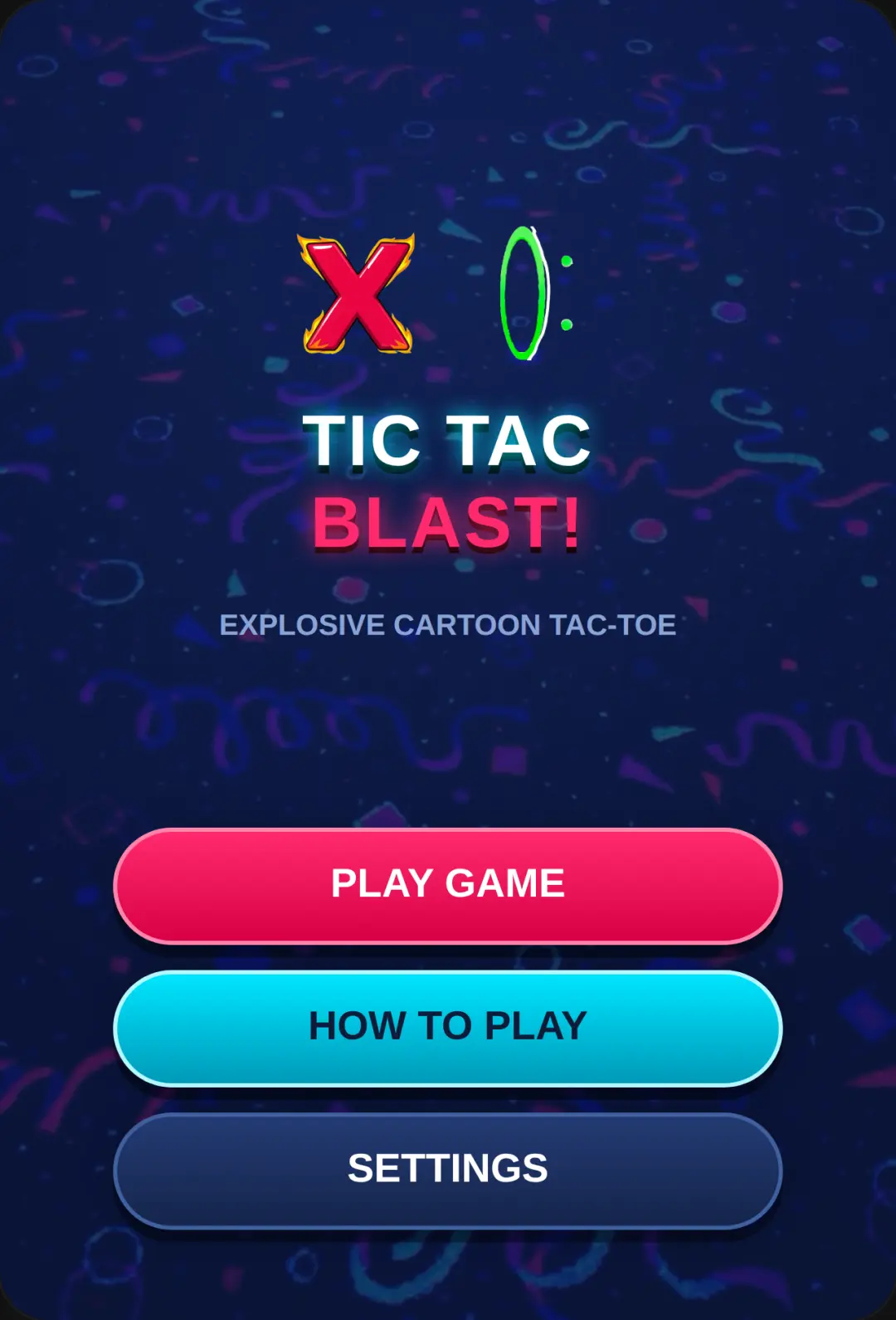 - ❌⭕ Tic Tac Blast — place your Xs and Os, outsmart your opponent, and blast your way to victory! 💥🏆 cover