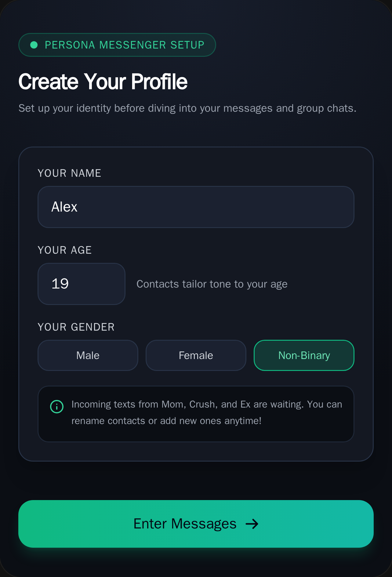 ChitChat: Persona Messenger wanna be yours cover