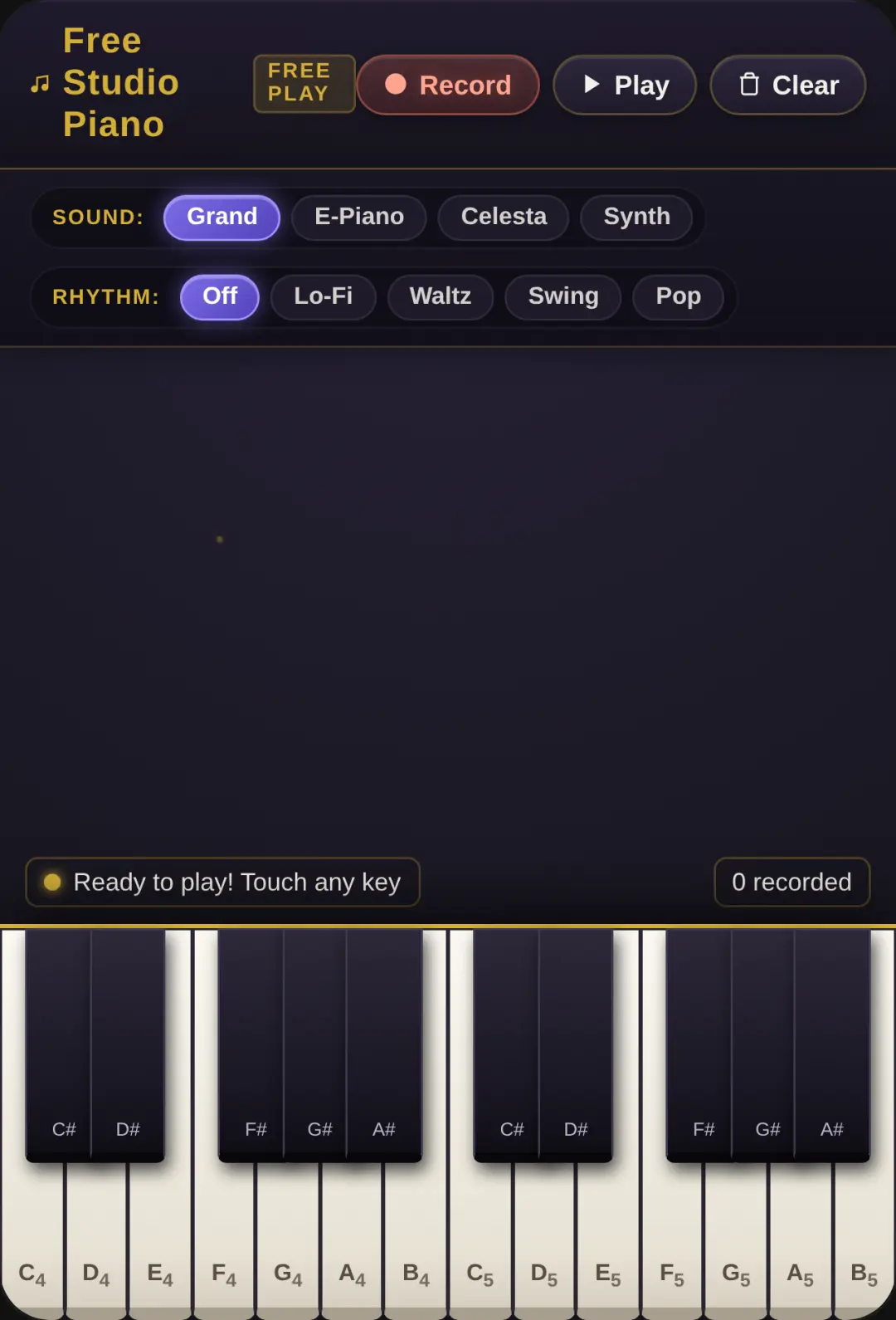Cozy Studio Piano cover