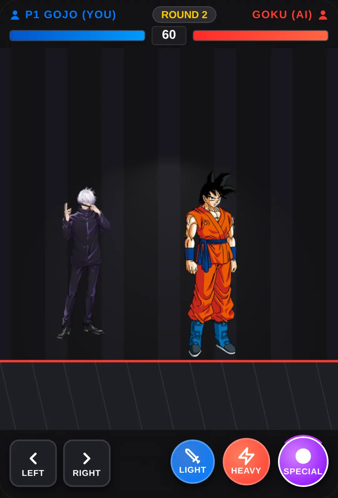 Gojo vs goku cover
