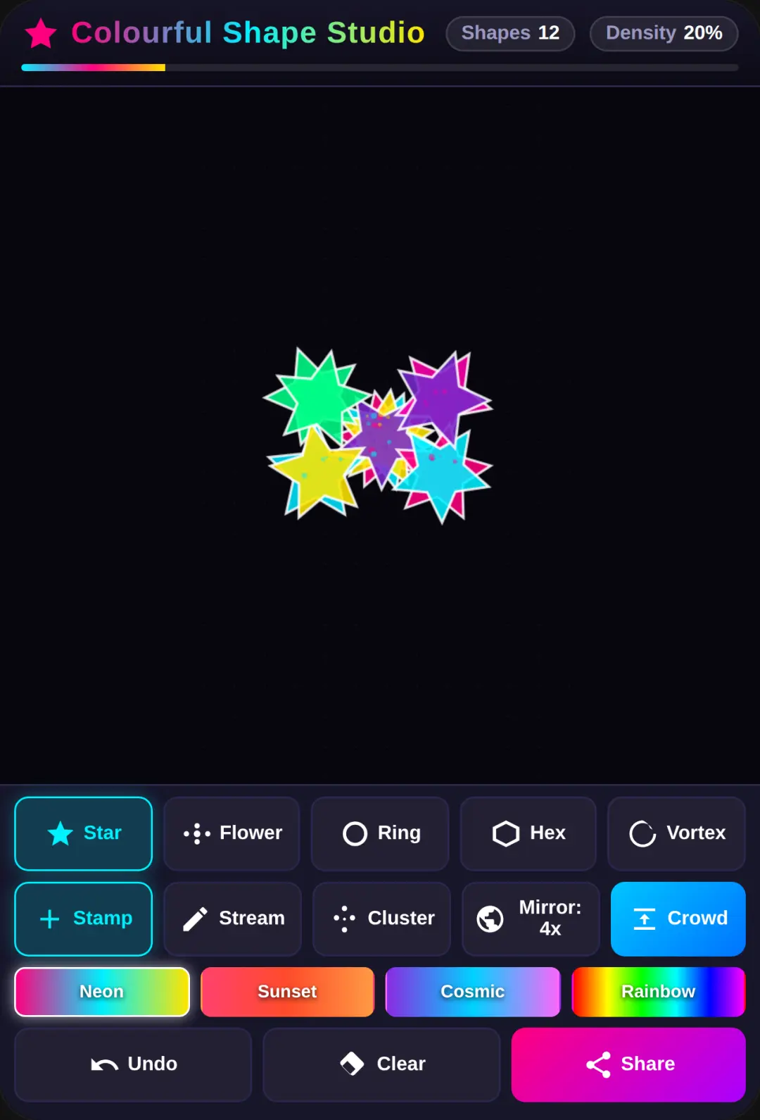 Colourful Shape Studio cover