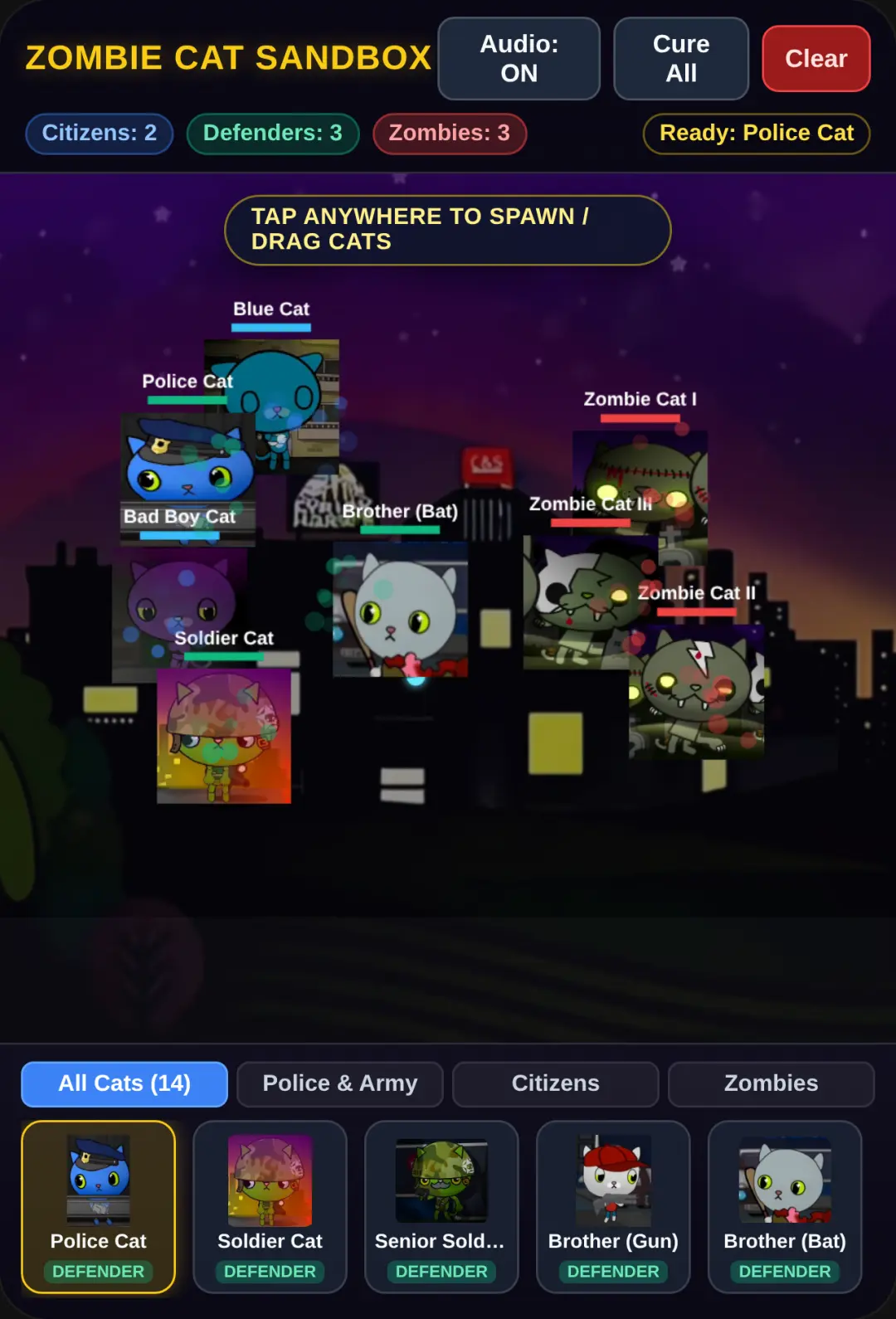 Zombie Cat City Sandbox cover