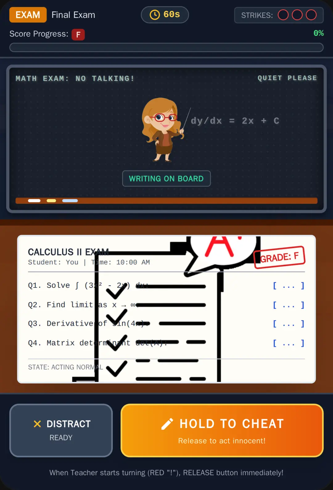 Cheating Exam Stealth cover