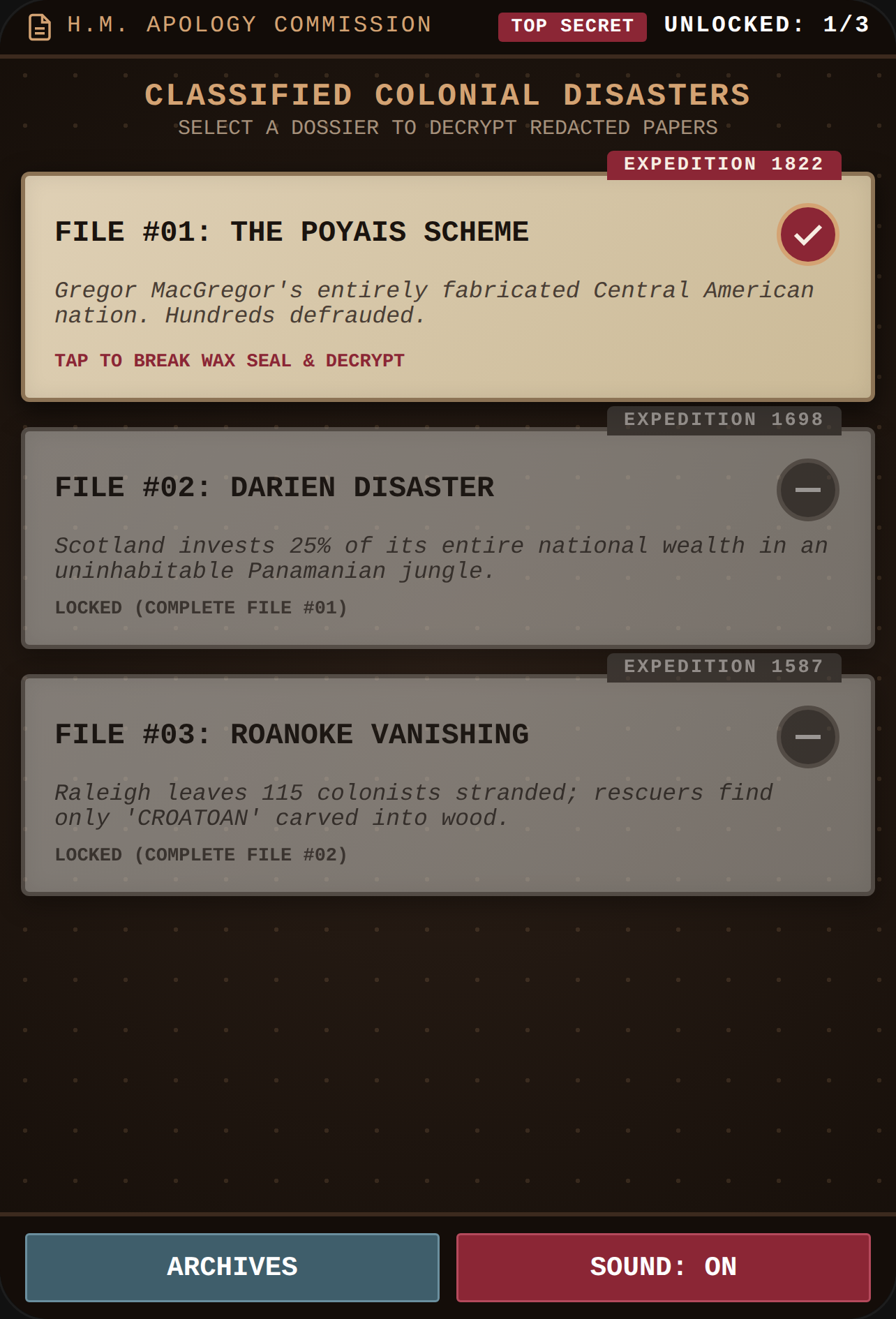 Imperial Archive & Apology Bureau cover