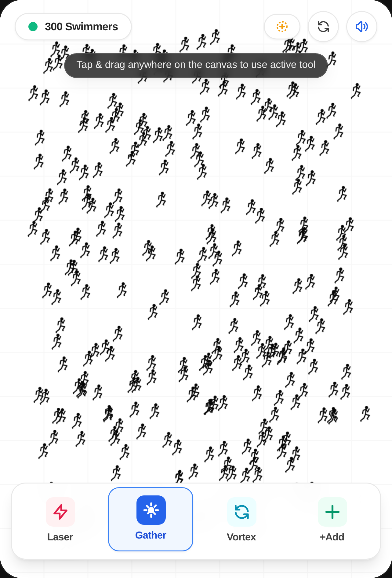 Stickmen Swarm Simulation cover