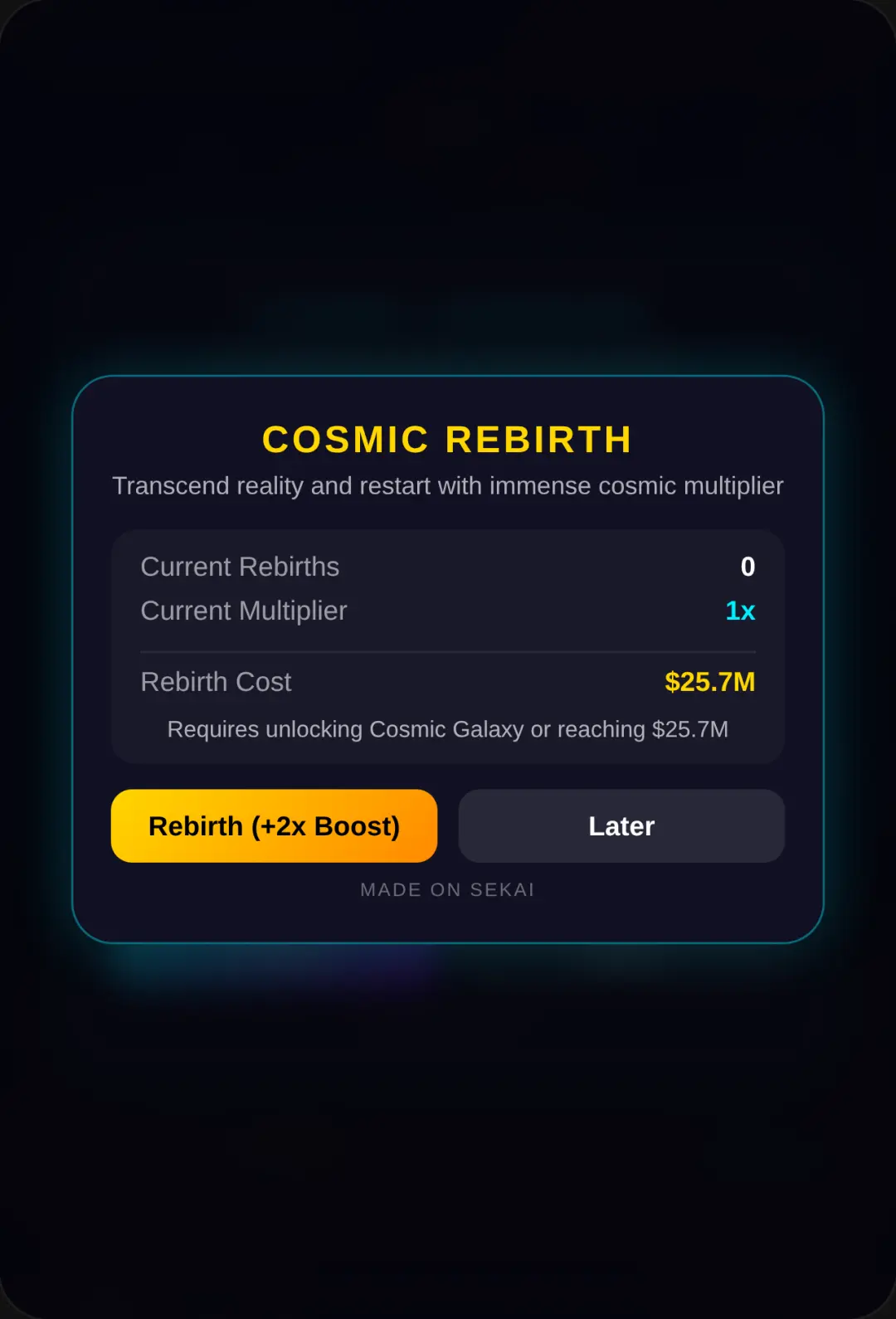 Cosmic Clicker cover
