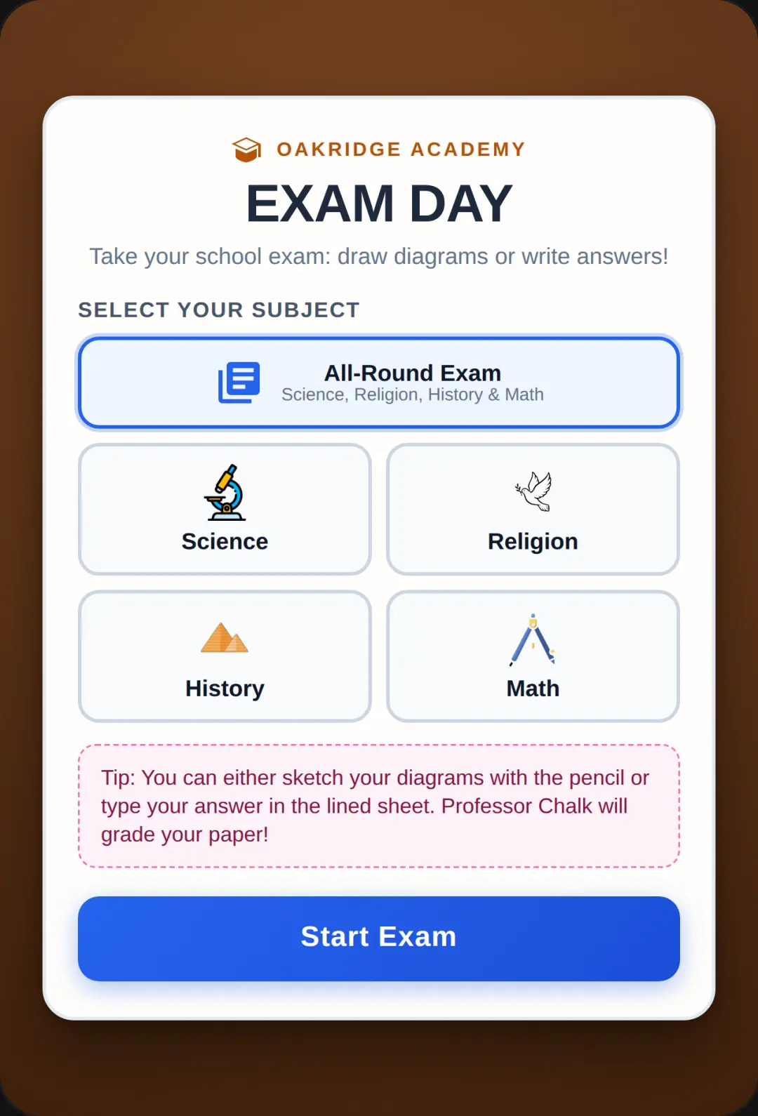 Exam Day — School Test Game cover
