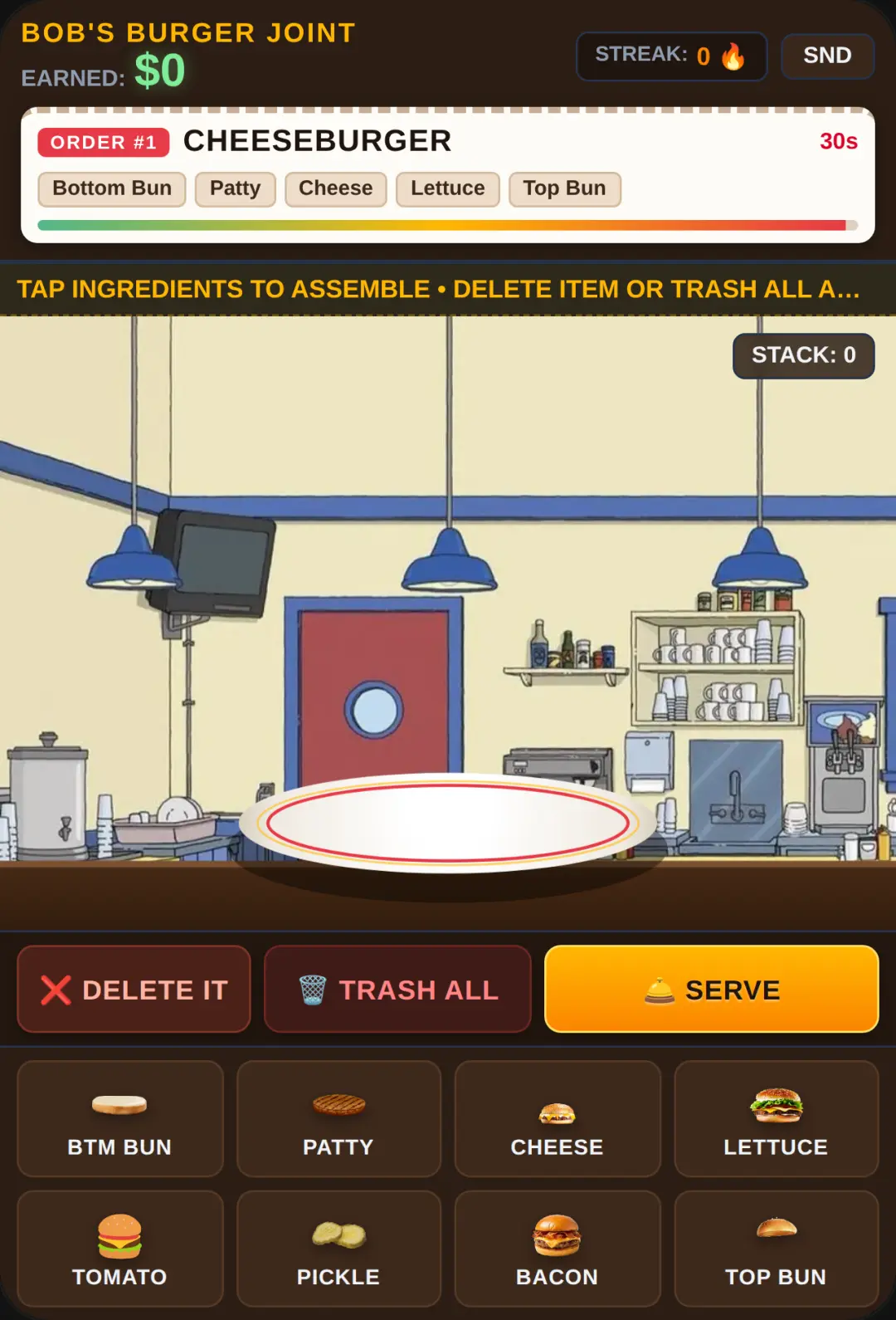 Bob's Burger Maker - Fast Diner Deluxe cover