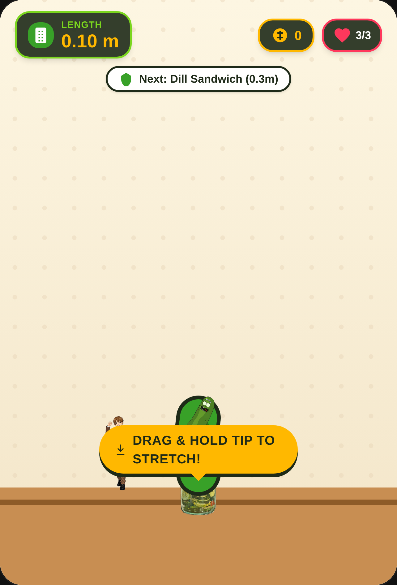 Help Max's Pickle to be Longer cover