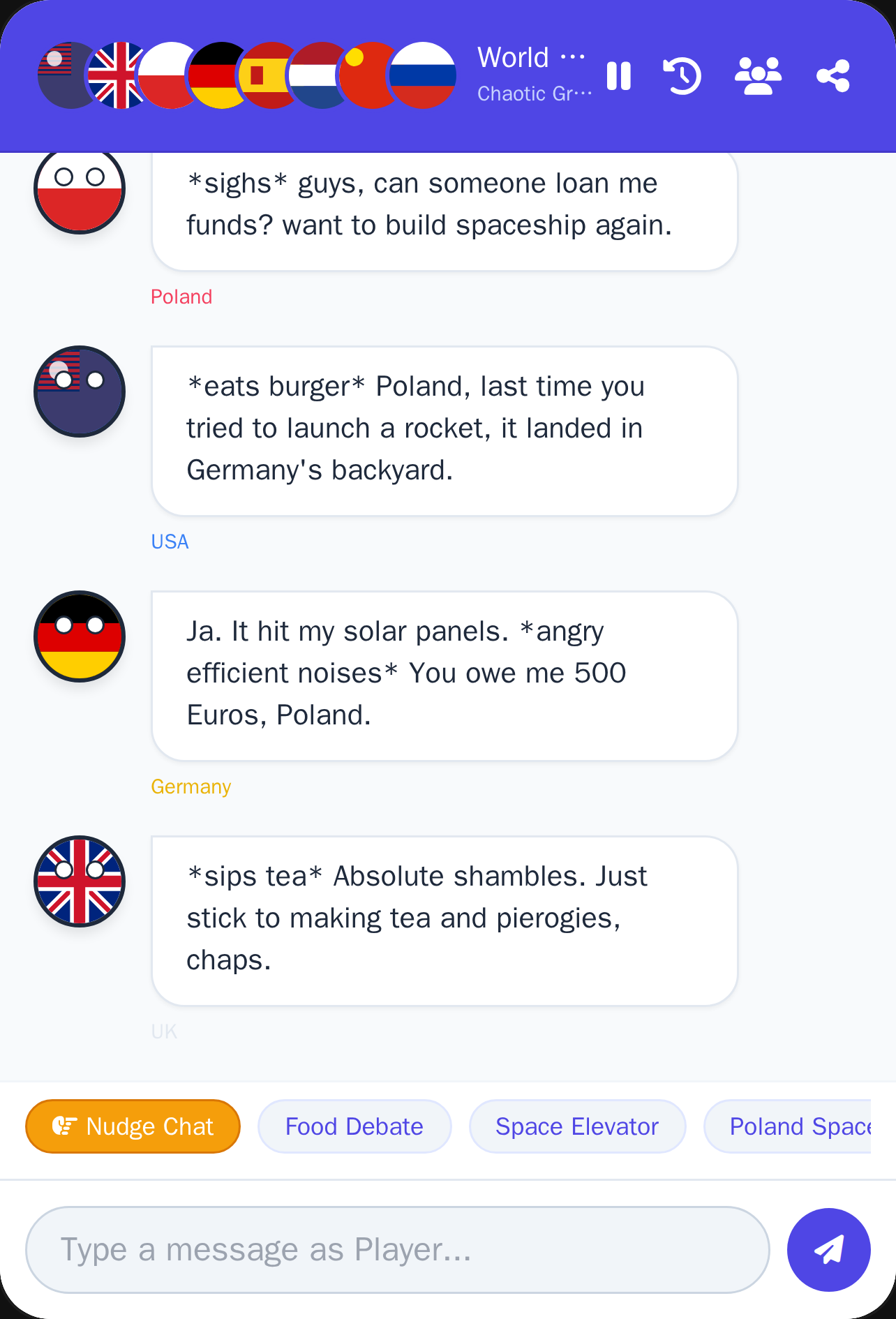 Countryball International Chat cover