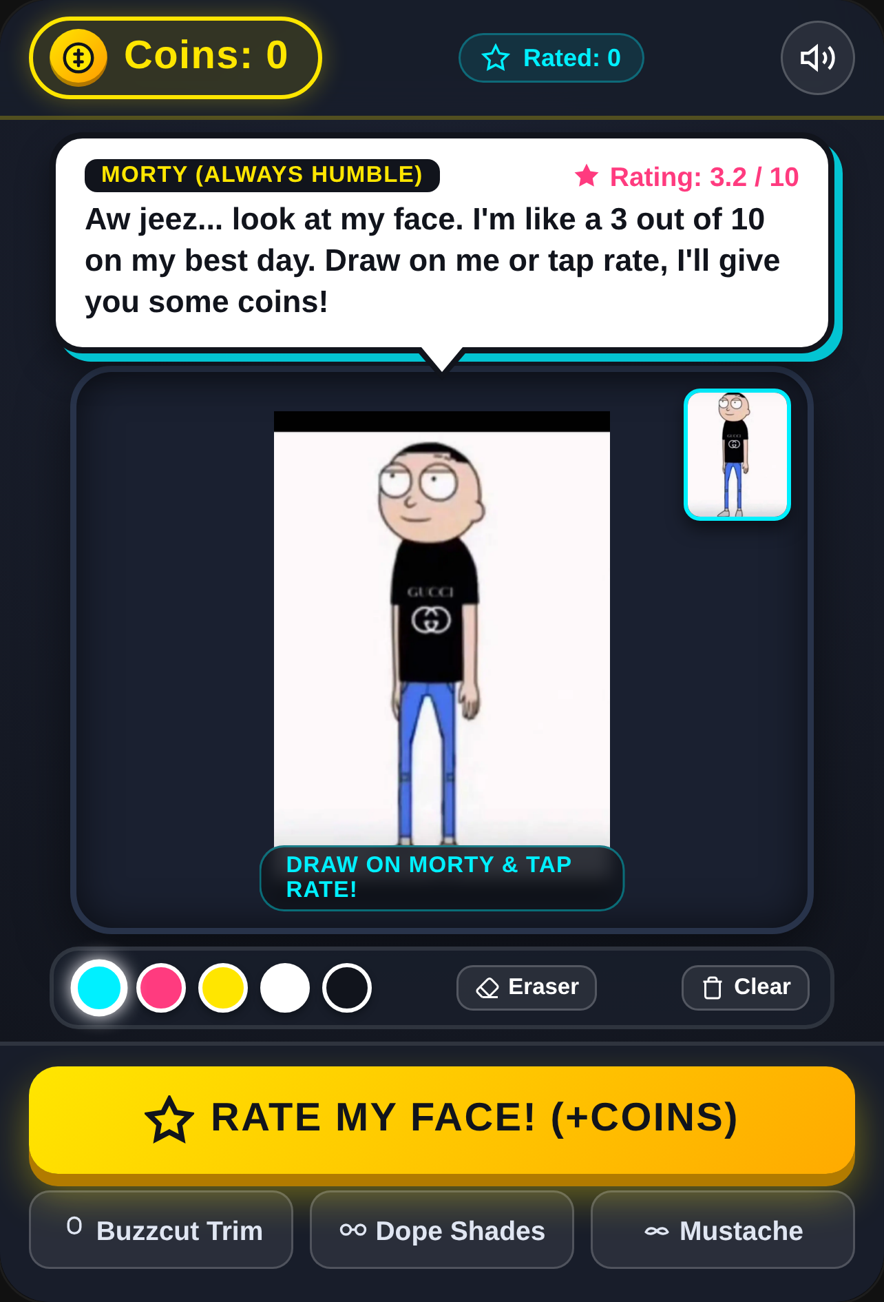 Morty Face Rater cover
