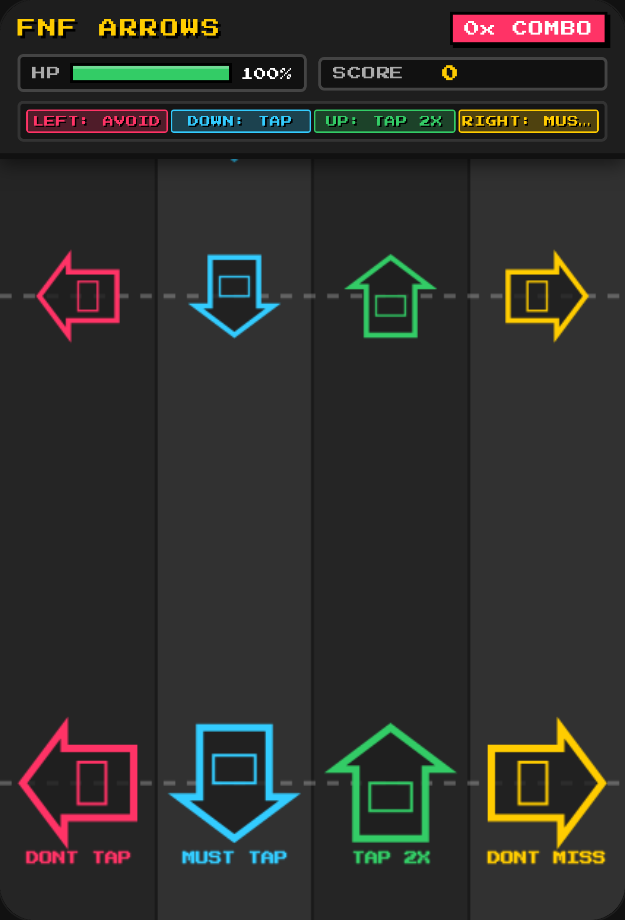 FNF Rhythm Arrow Run cover
