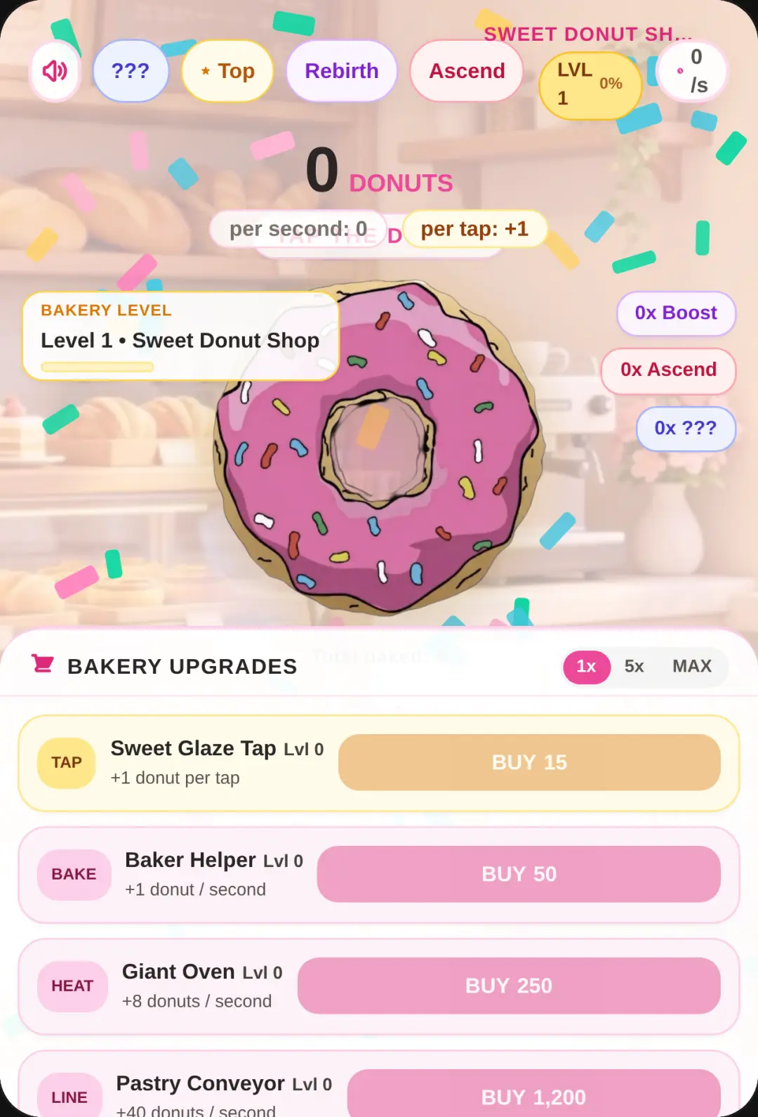 Donut Bakery Clicker cover