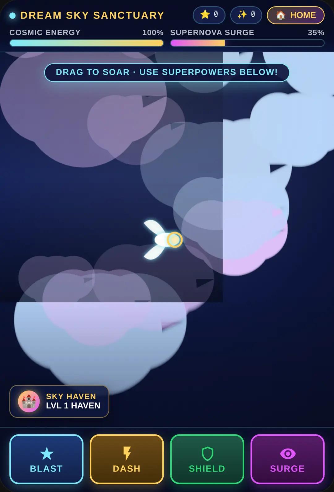 Dream Sky: Celestial Home & Superpowers cover