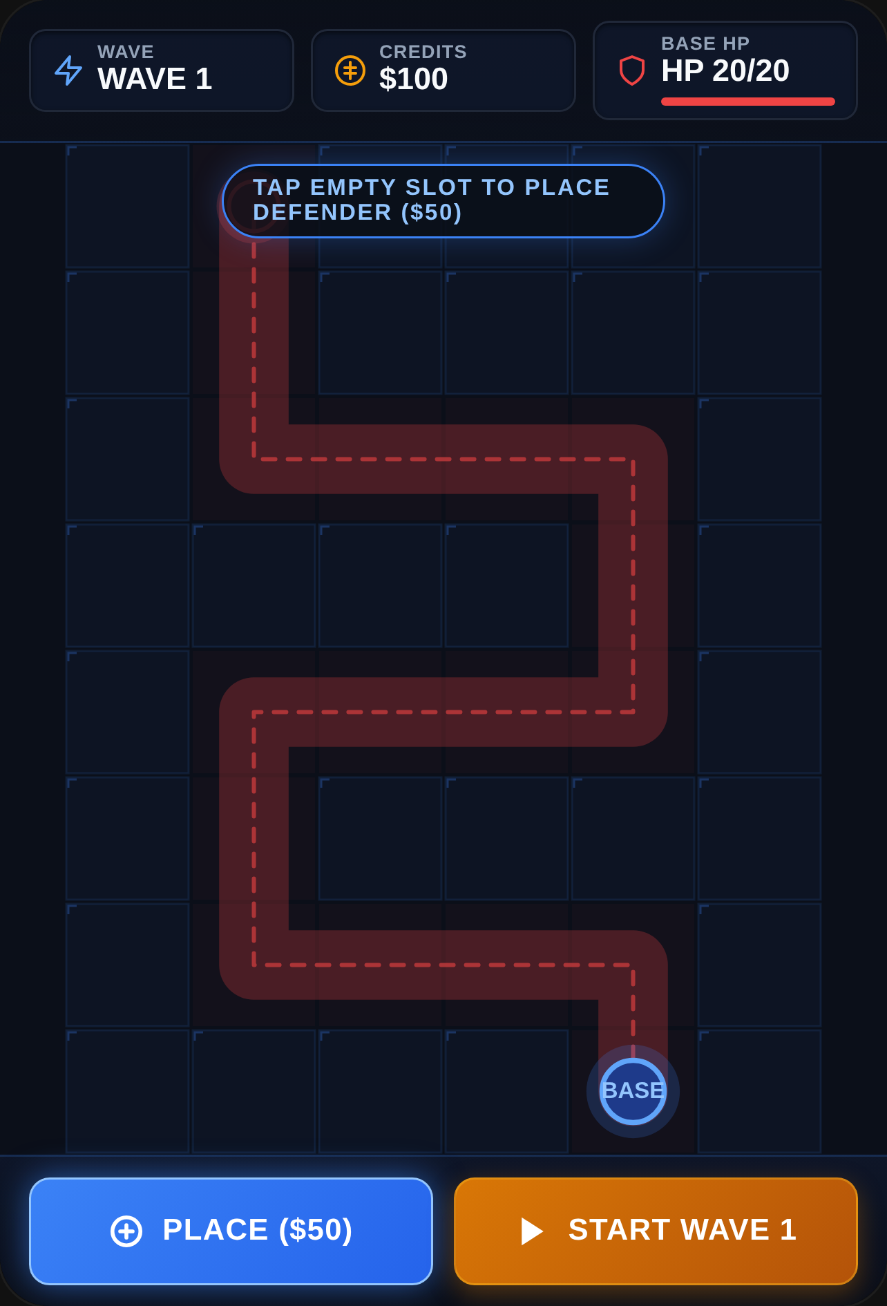 Neon Defense - Ultimate Red vs Blue battle