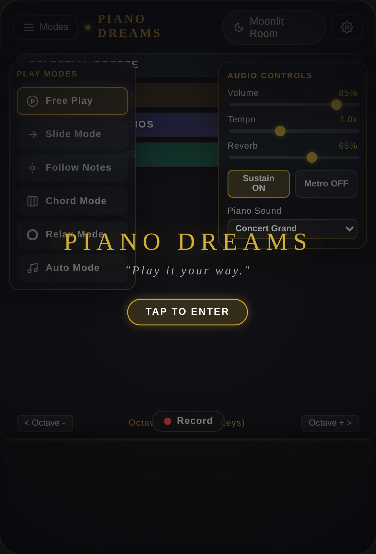 Piano Dreams cover