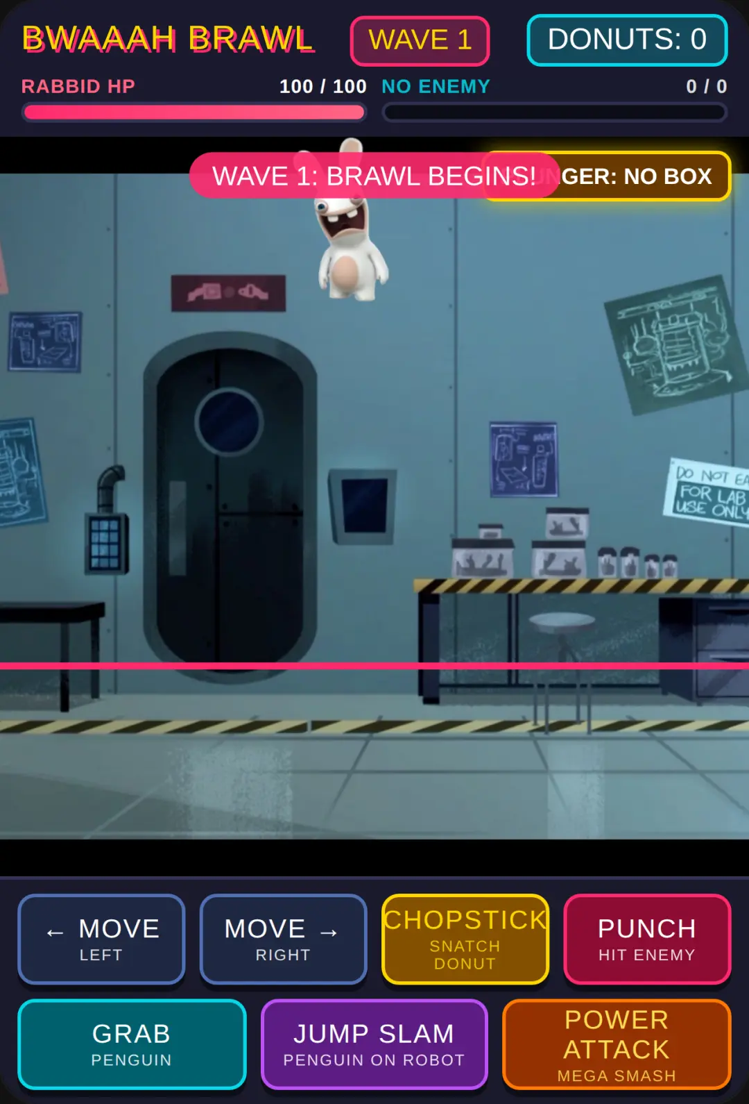 Superrabbid:bwaa!! Defeat evil rabbid cover