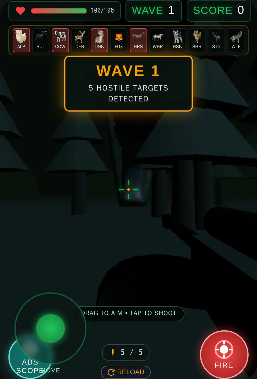 Dark Forest Sniper: Survival Arena cover