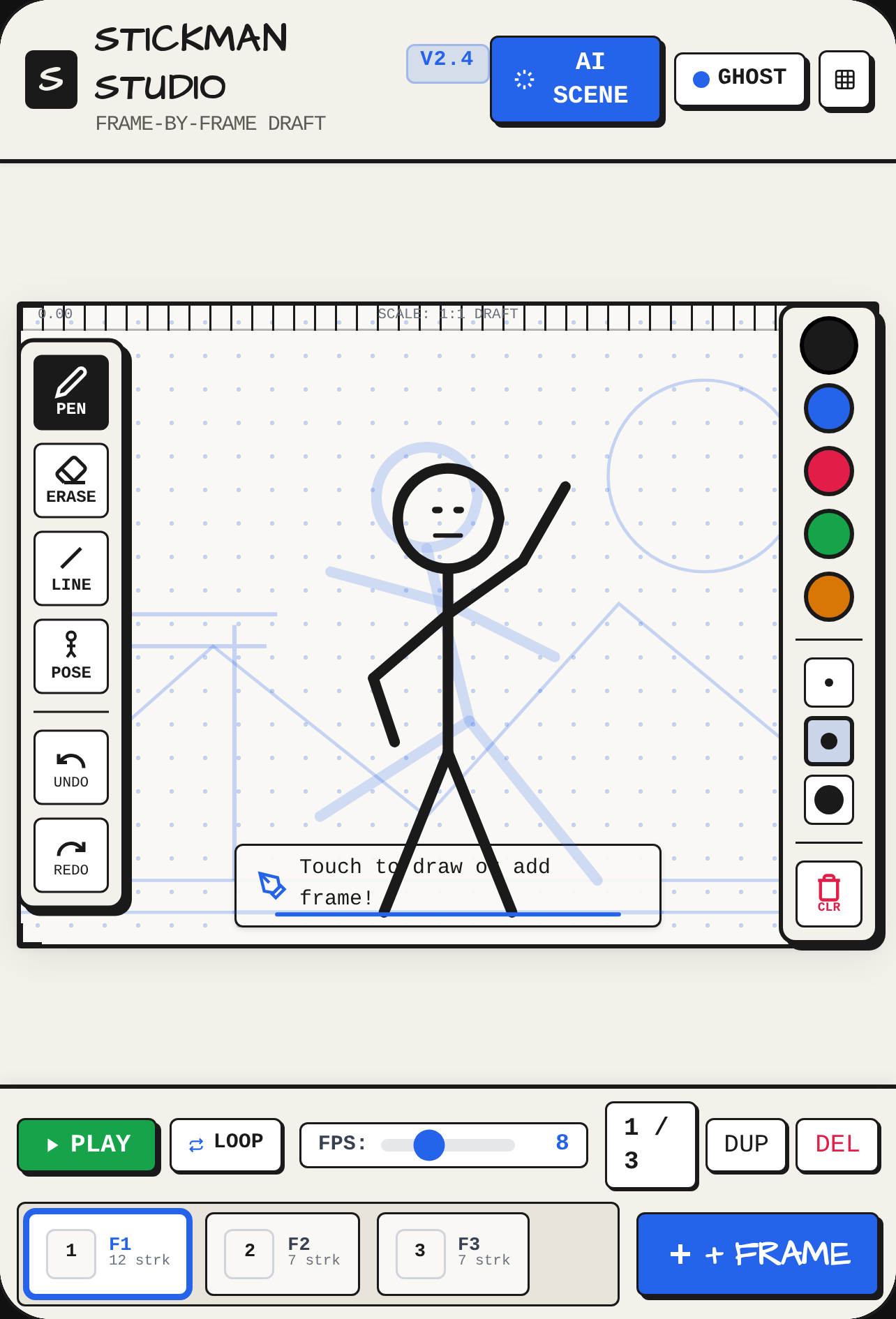 Stickman Studio: Frame-by-Frame Animator cover