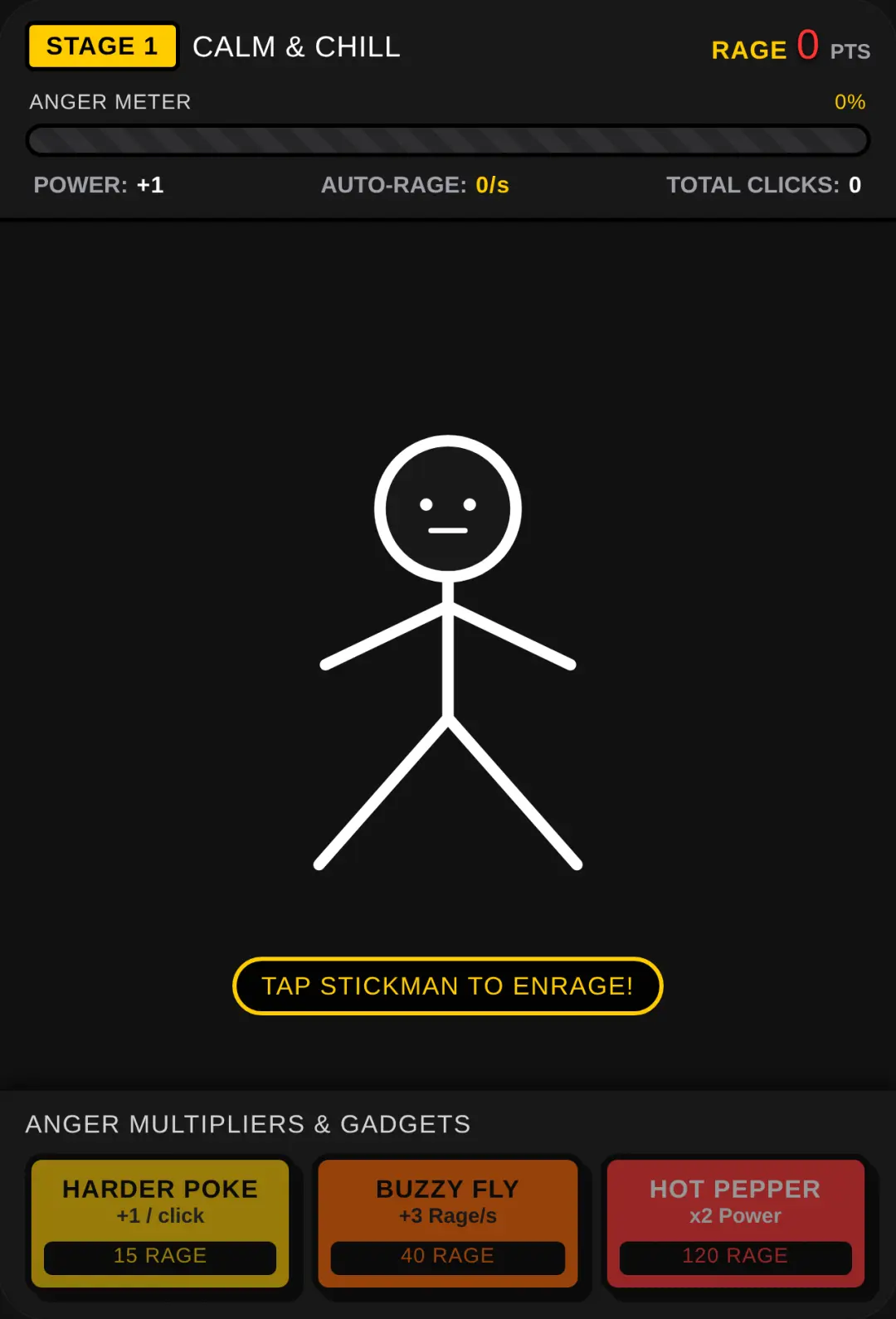 Enraged Stickman Clicker cover