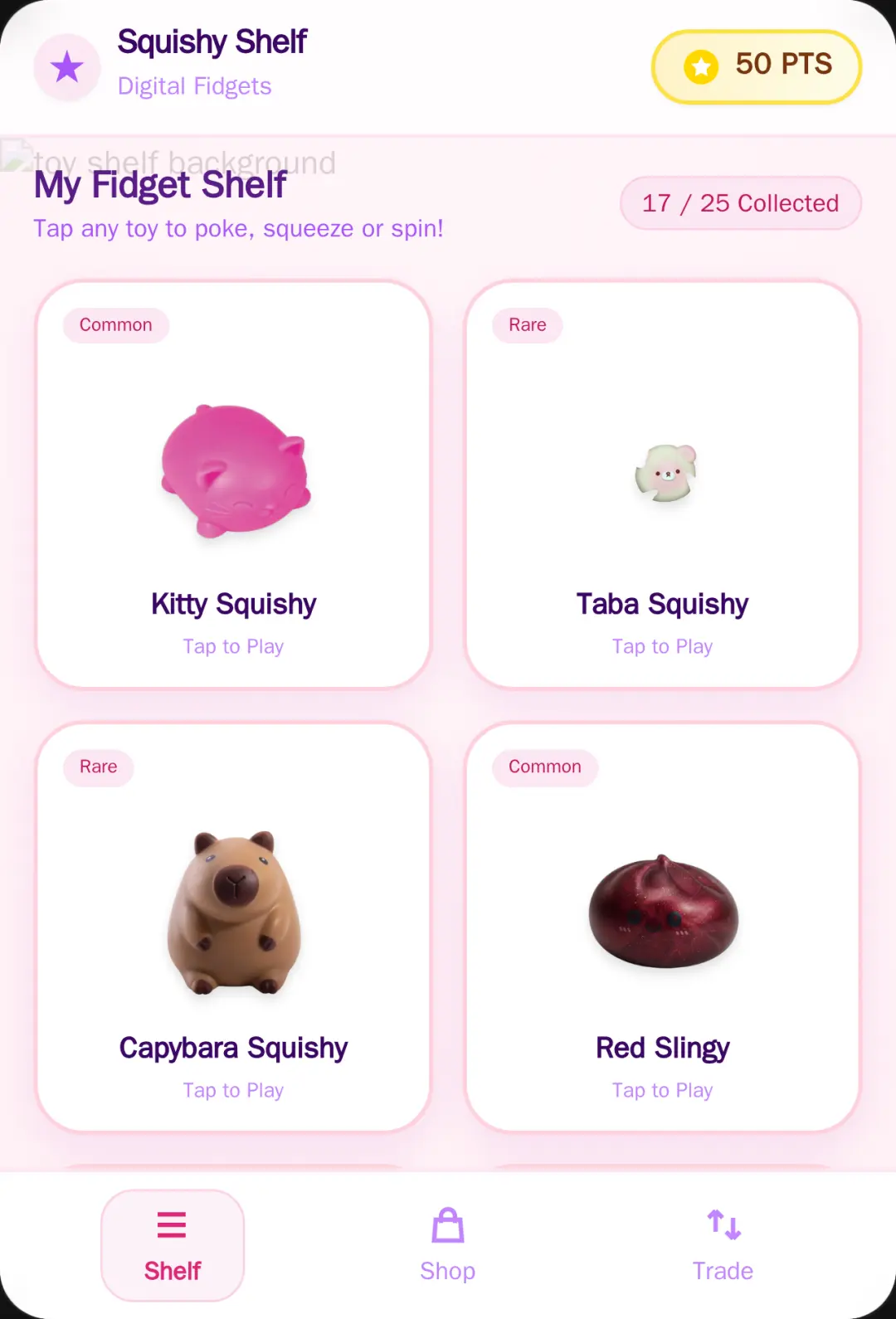 Squishy Toy Shelf - Digital Fidget Collection cover