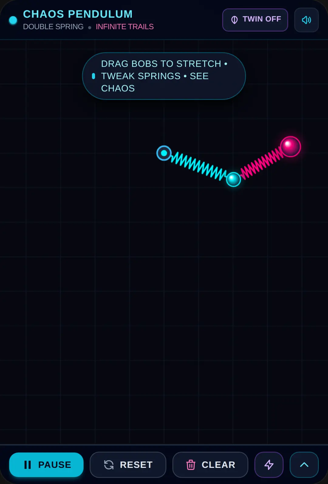 Chaos Spring Pendulum (spring version) #physics #chaostheory