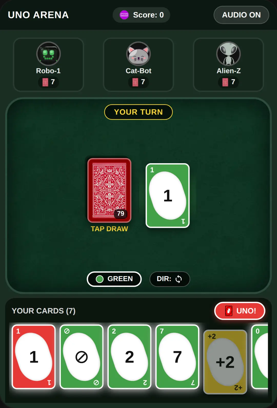 UNO Card Arena cover