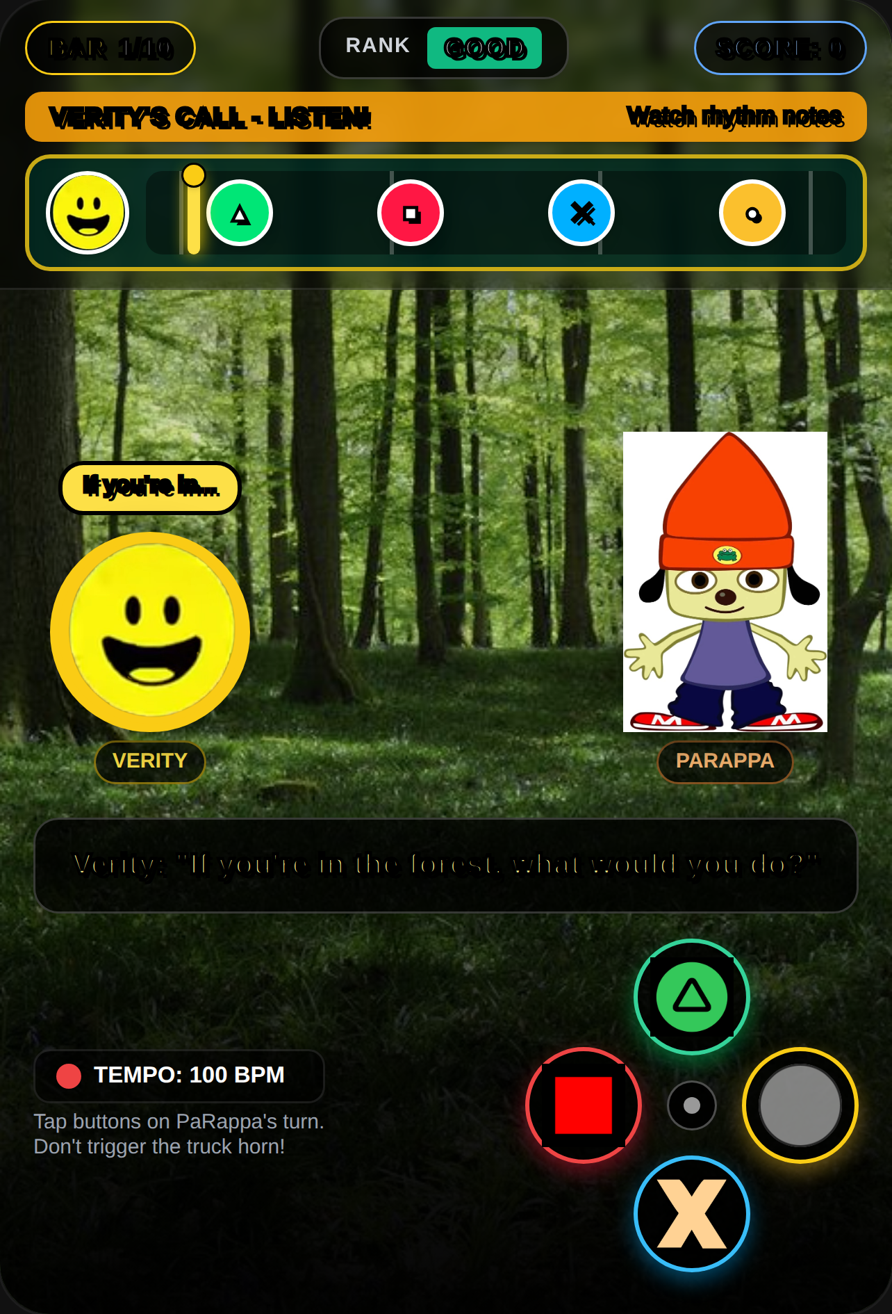 Parappa the Rapper: Verity's Rap/Forest Help [REMIXABLE] cover