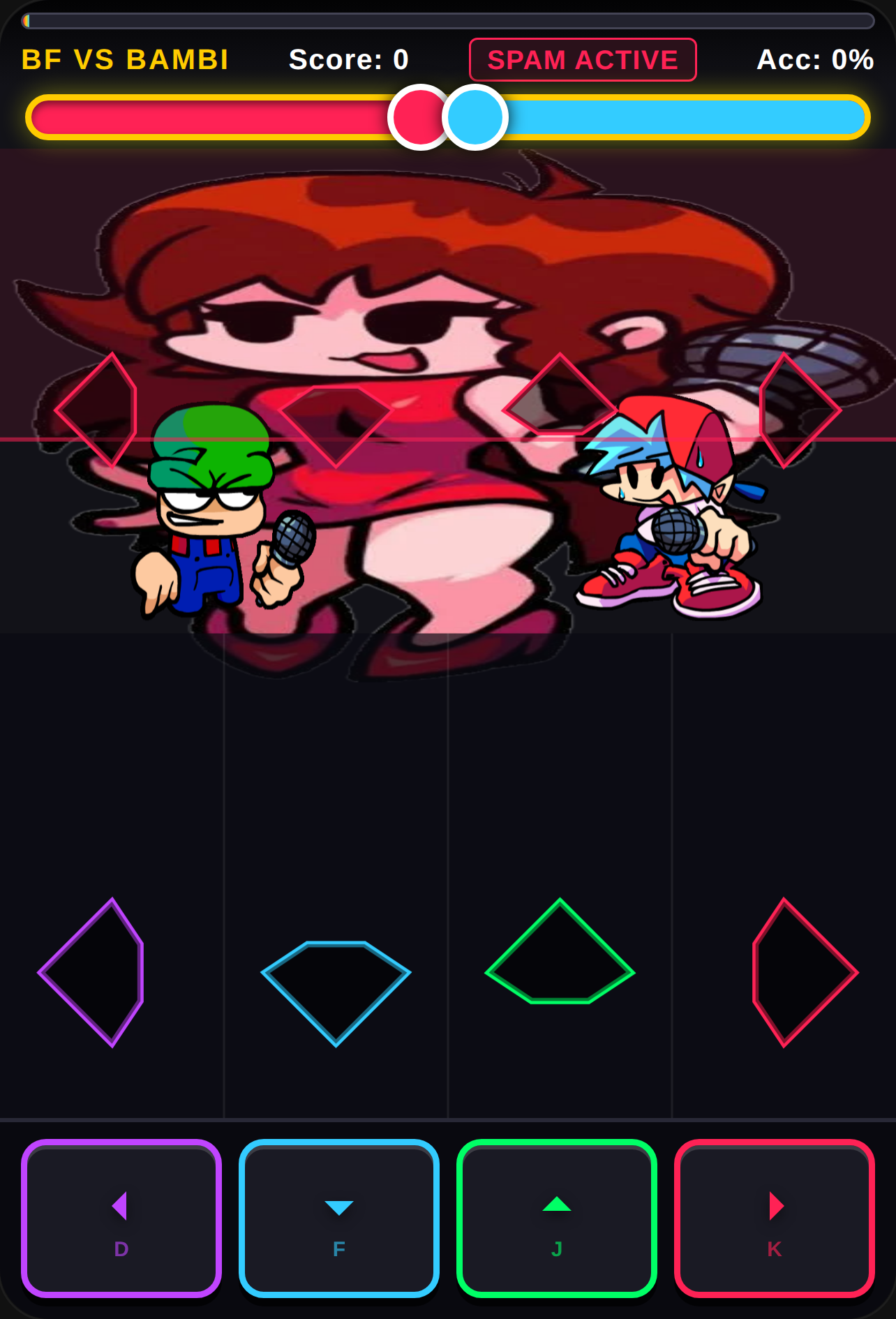 Bambi vs BF - Spam Battle cover