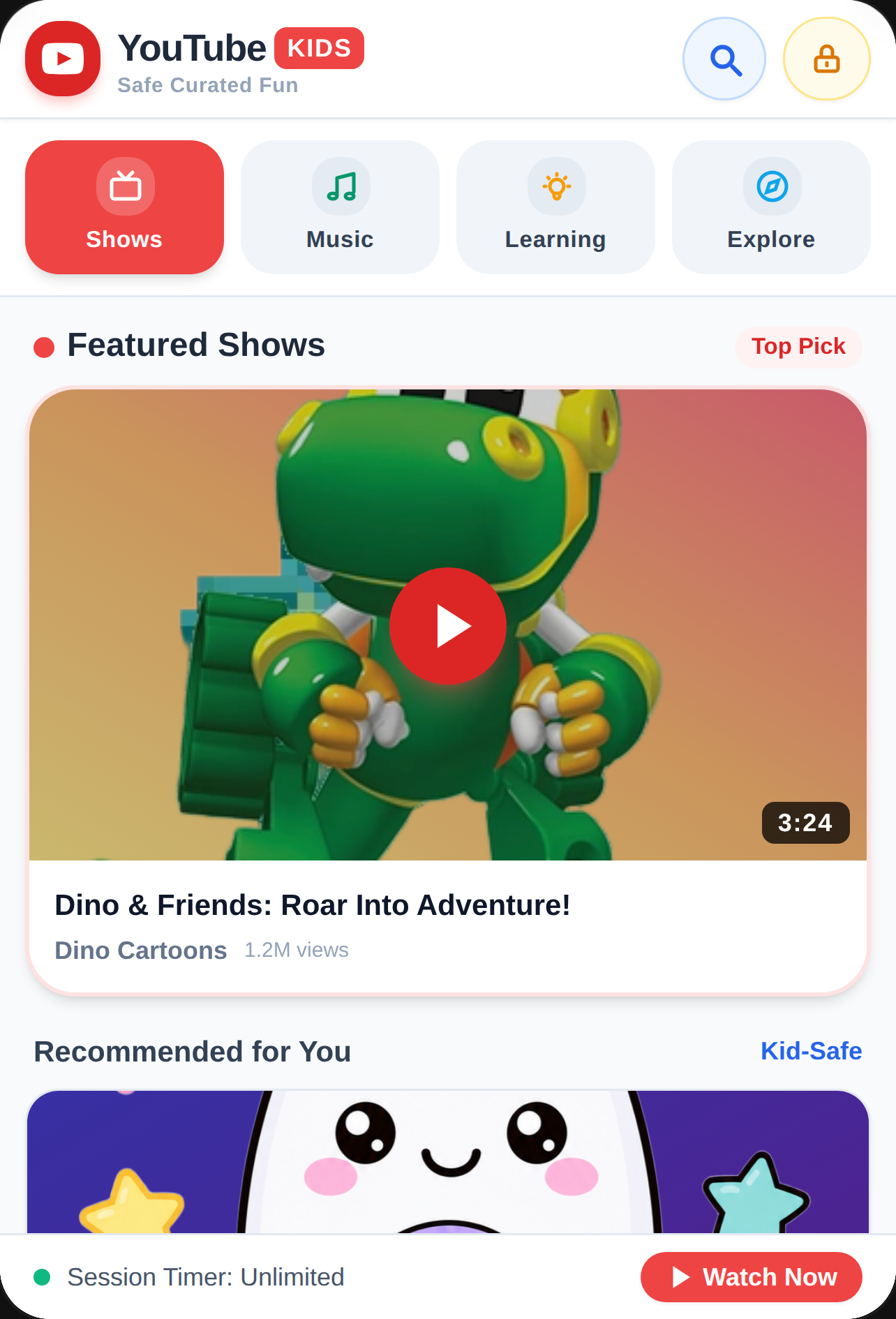 YouTube Kids cover