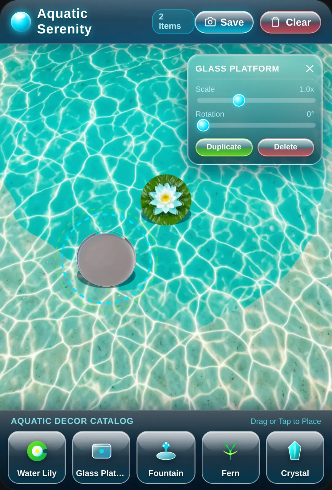 Aquatic Serenity - Frutiger Aero Zen Garden cover