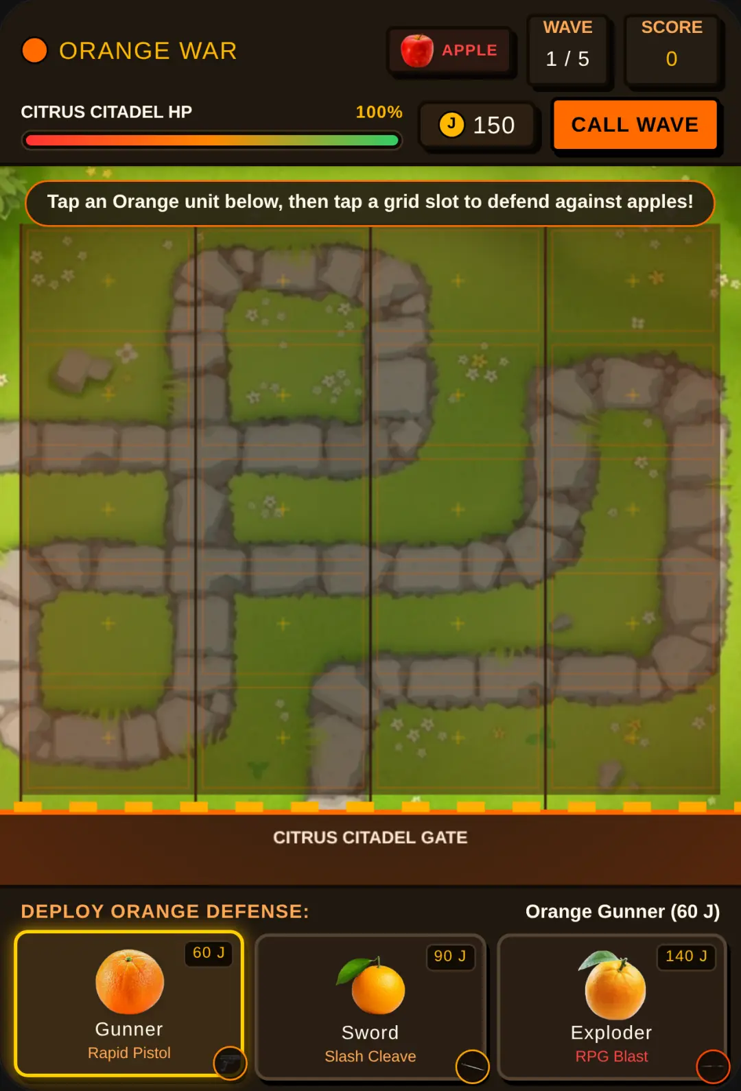 Orange War - Citrus Defense cover