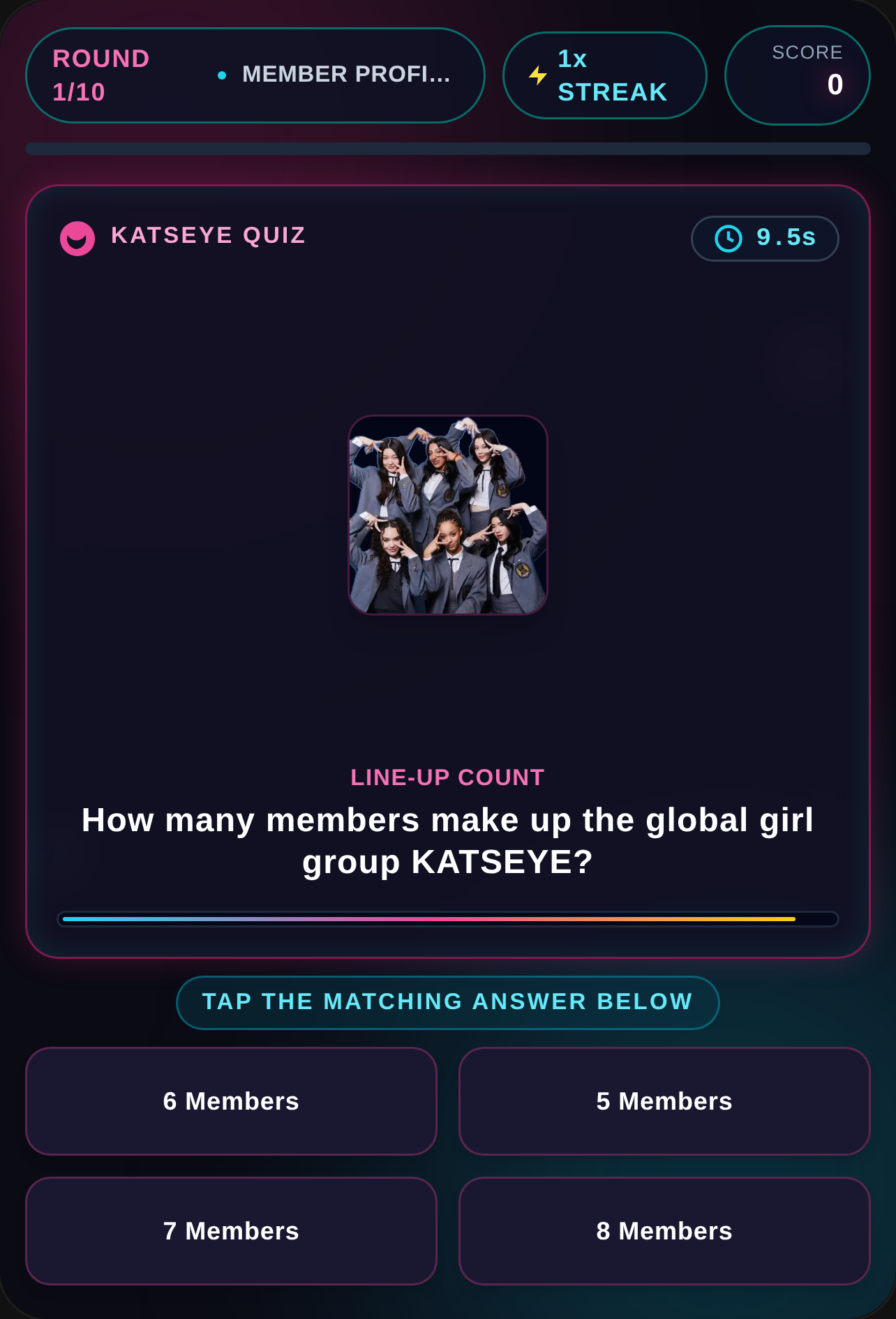 KATSEYE: Timed Music Quiz cover
