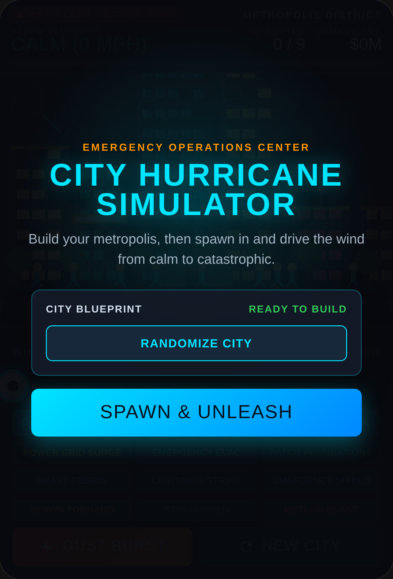 Catastrophic Wind: City Hurricane Simulator cover