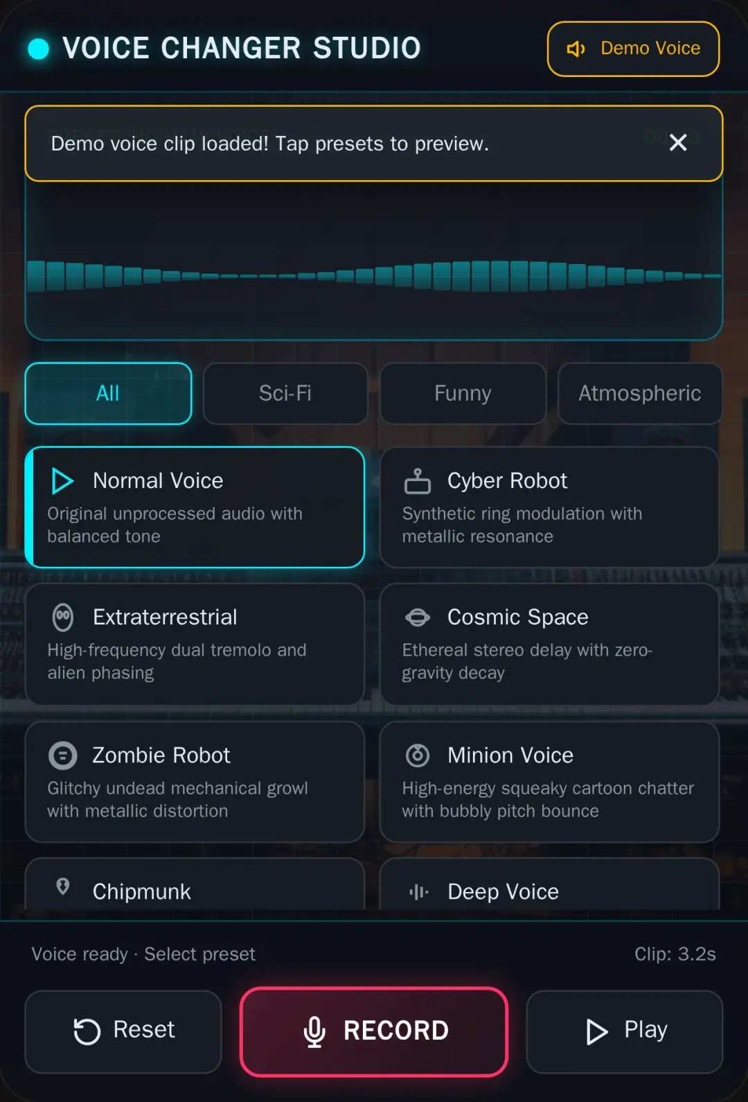 Voice Changer Studio cover