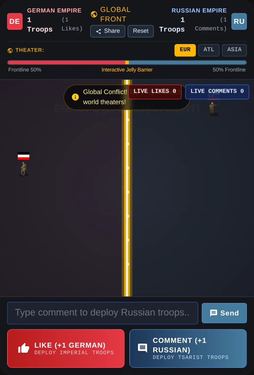 Global War: Jelly Border Front