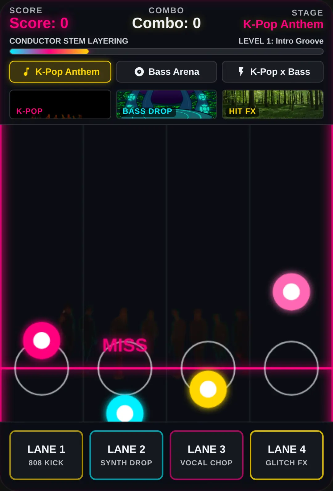K-Pop Anthem - Rhythm Game cover