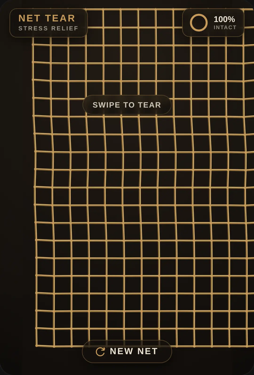 Net Tear - Stress Relief cover