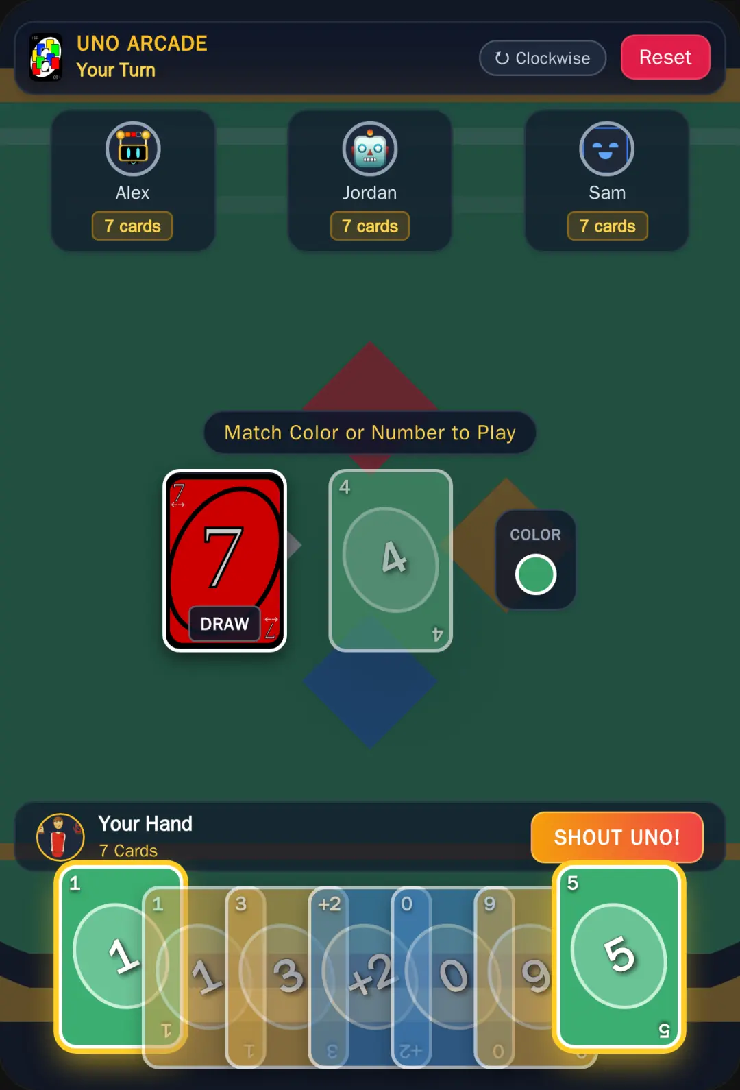 UNO Cards Arcade cover