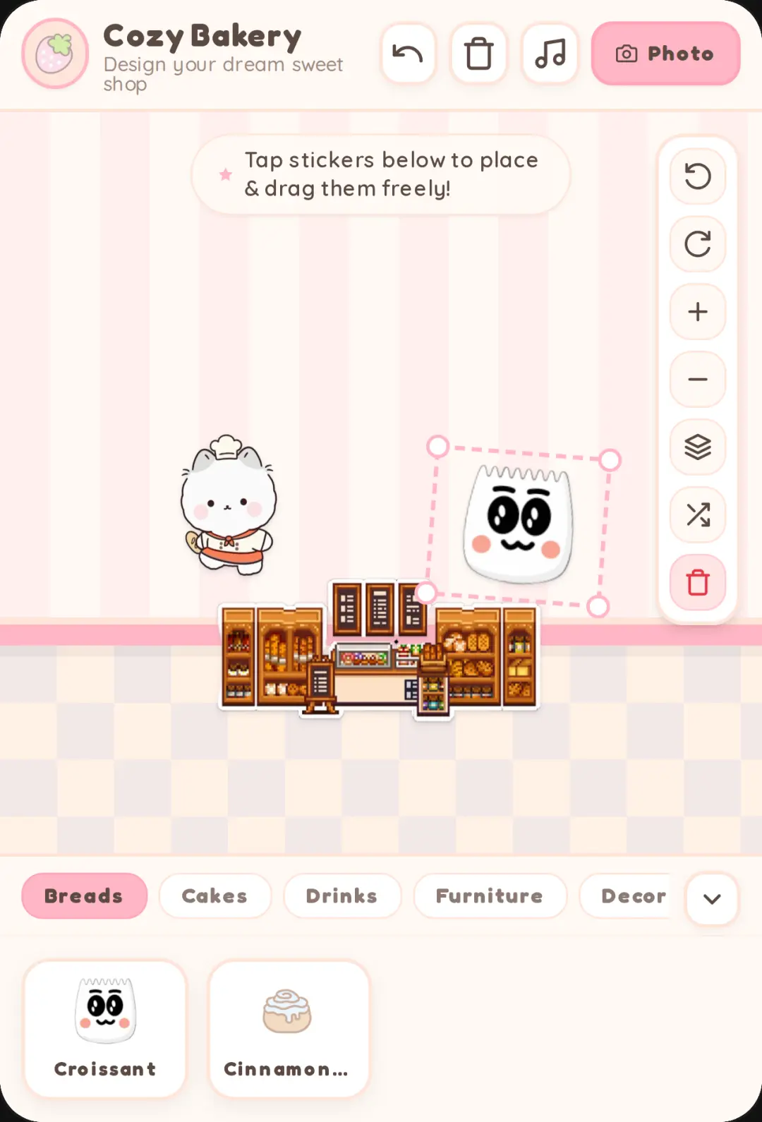 Cozy Sticker Bakery by Aaru cover