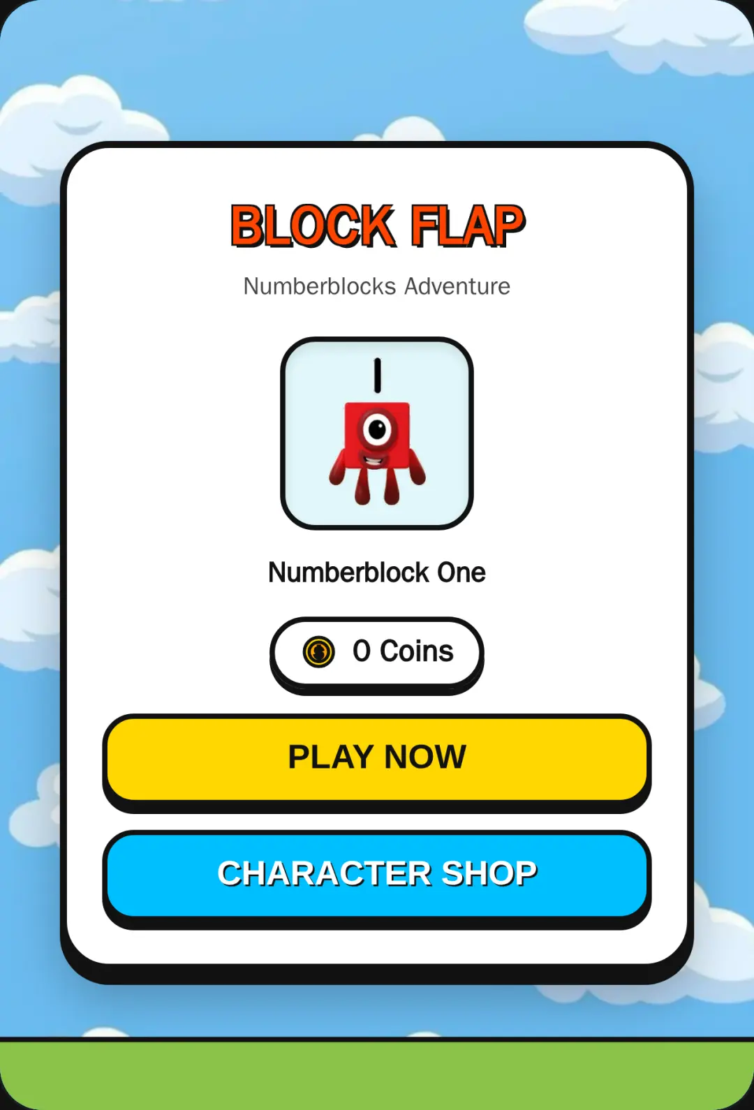 Numberblocks BlockFlap cover