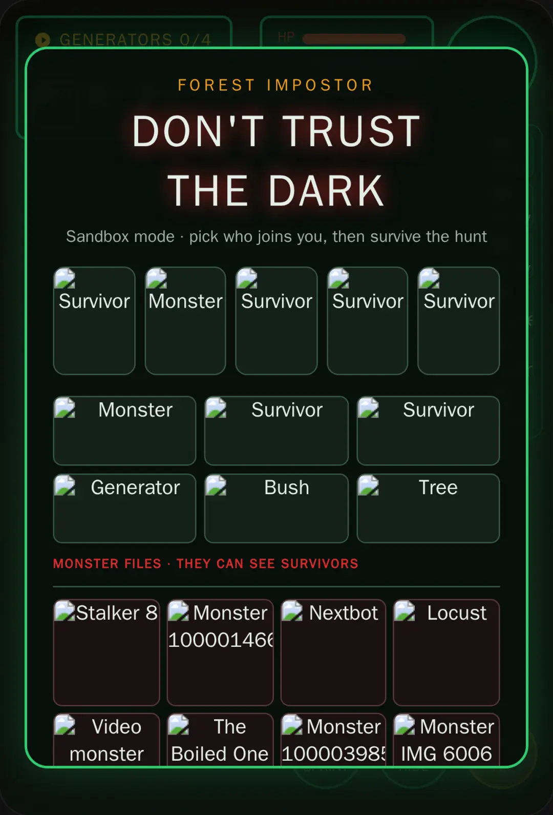 Forest Impostor 3D - Survivor Escape cover